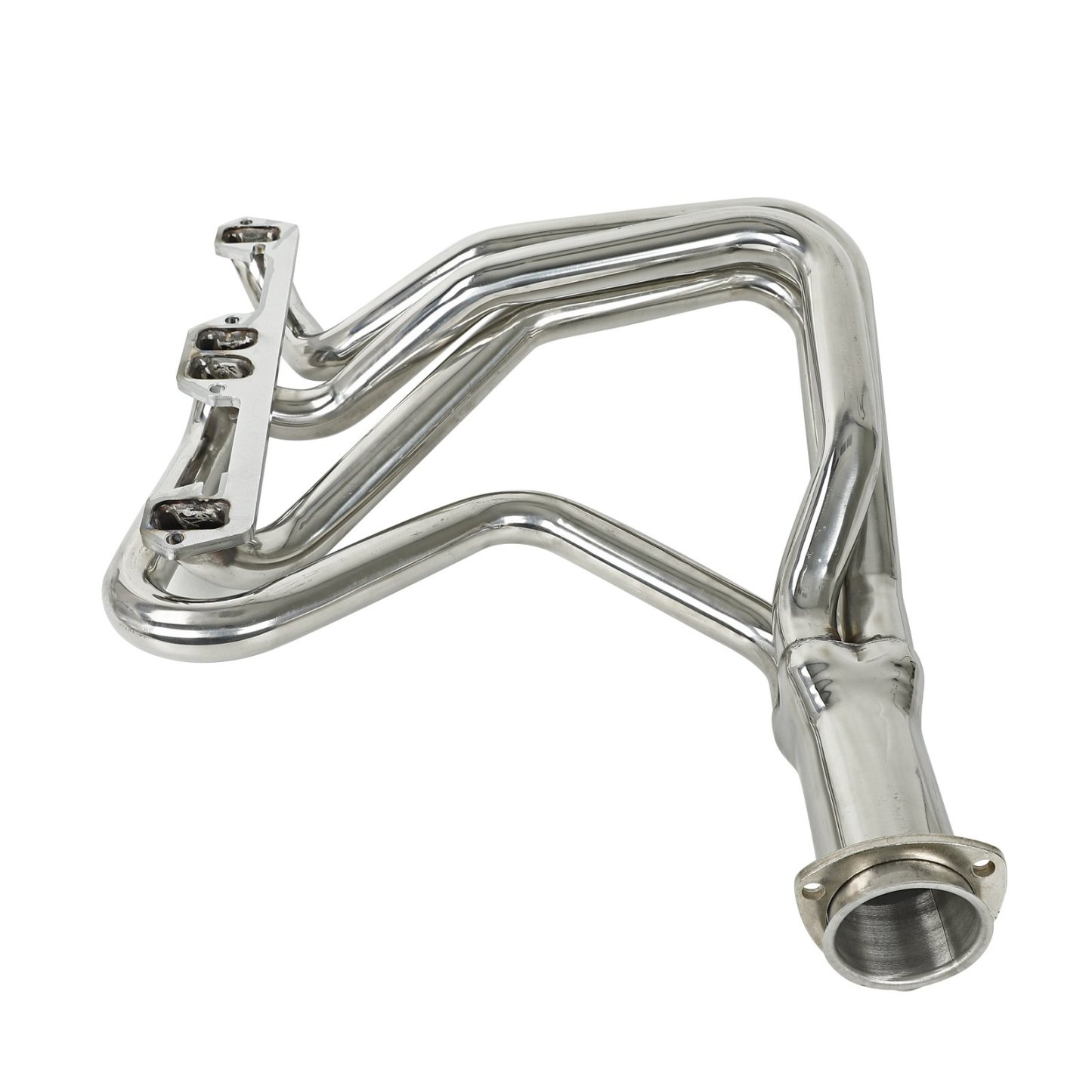 Exhaust Header Manifold For 1972-1991 Dodge Pair 4-1 Long Tube Exhaust Header Manifold + Collector