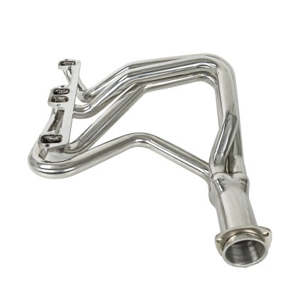 Exhaust Header Manifold For 1972-1991 Dodge Pair 4-1 Long Tube Exhaust Header Manifold + Collector