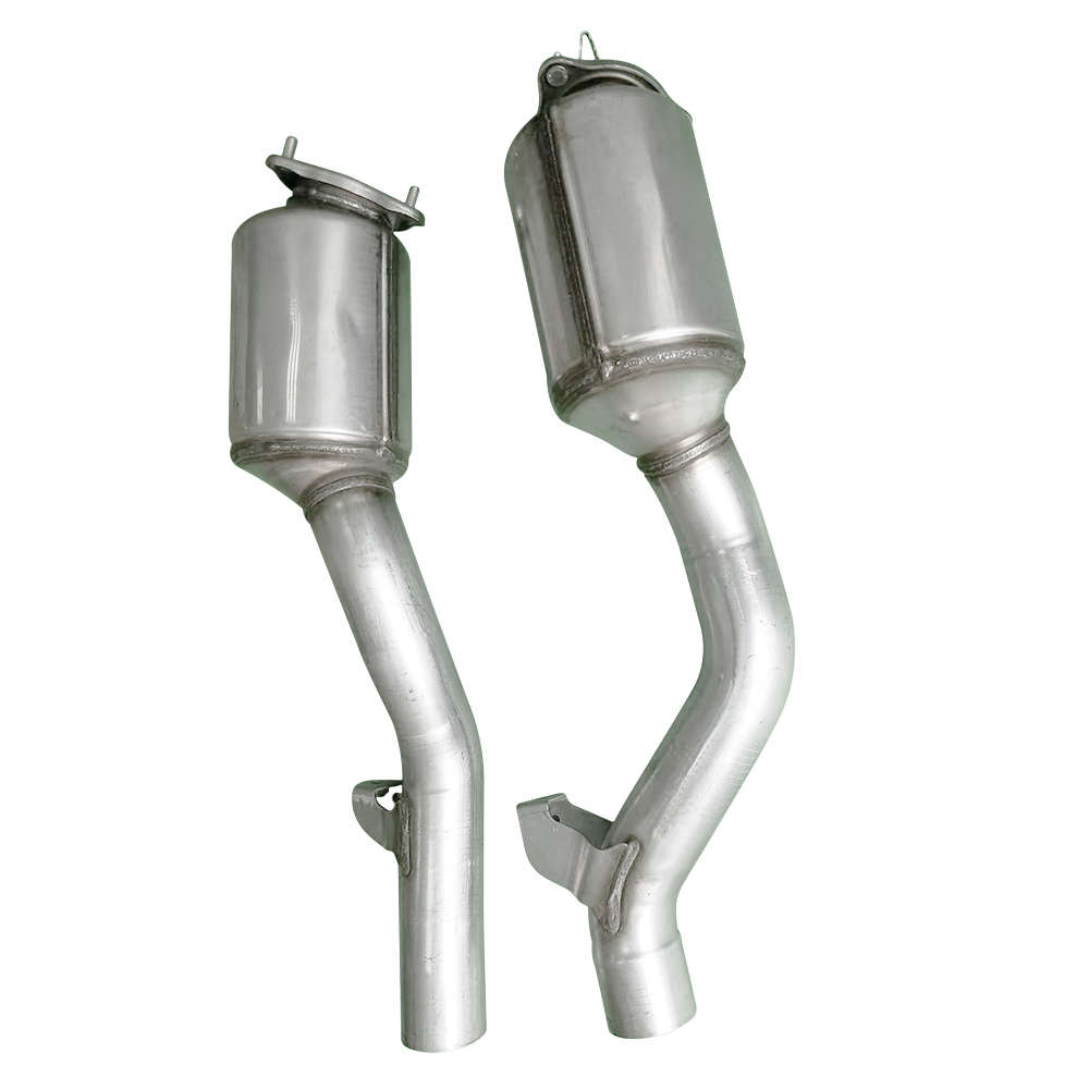 Porsche Cayenne Rear Catalytic Converter Exhaust Pipe for 2012-2016 Porsche Cayenne 6 Cyl 3.6L 958113029BX 958113030BX