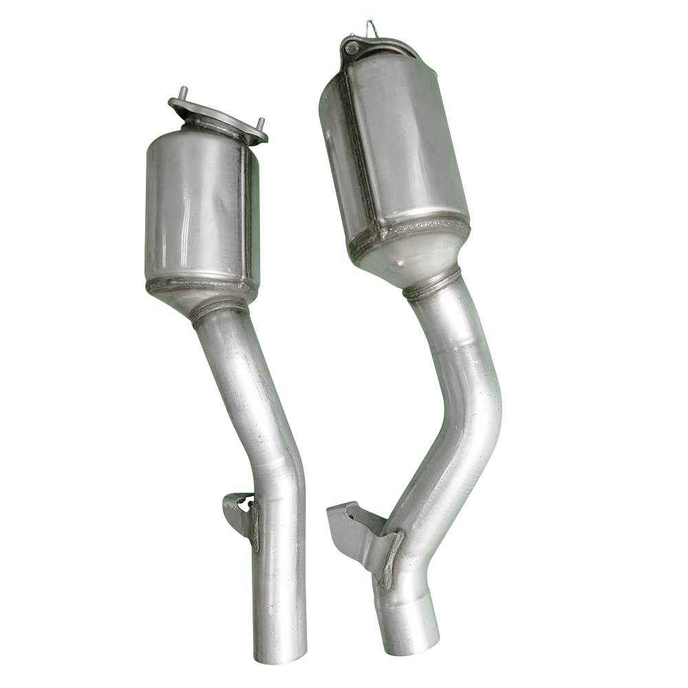 Porsche Cayenne Rear Catalytic Converter Exhaust Pipe for 2012-2016 Porsche Cayenne 6 Cyl 3.6L 958113029BX 958113030BX