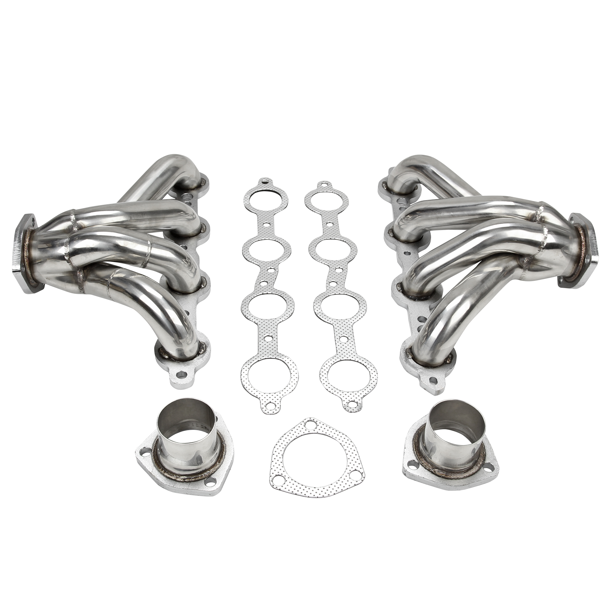 Exhaust Header for Chevy LS1 LSX SWAP 350 Eng Shorty Stainless Block Hugger