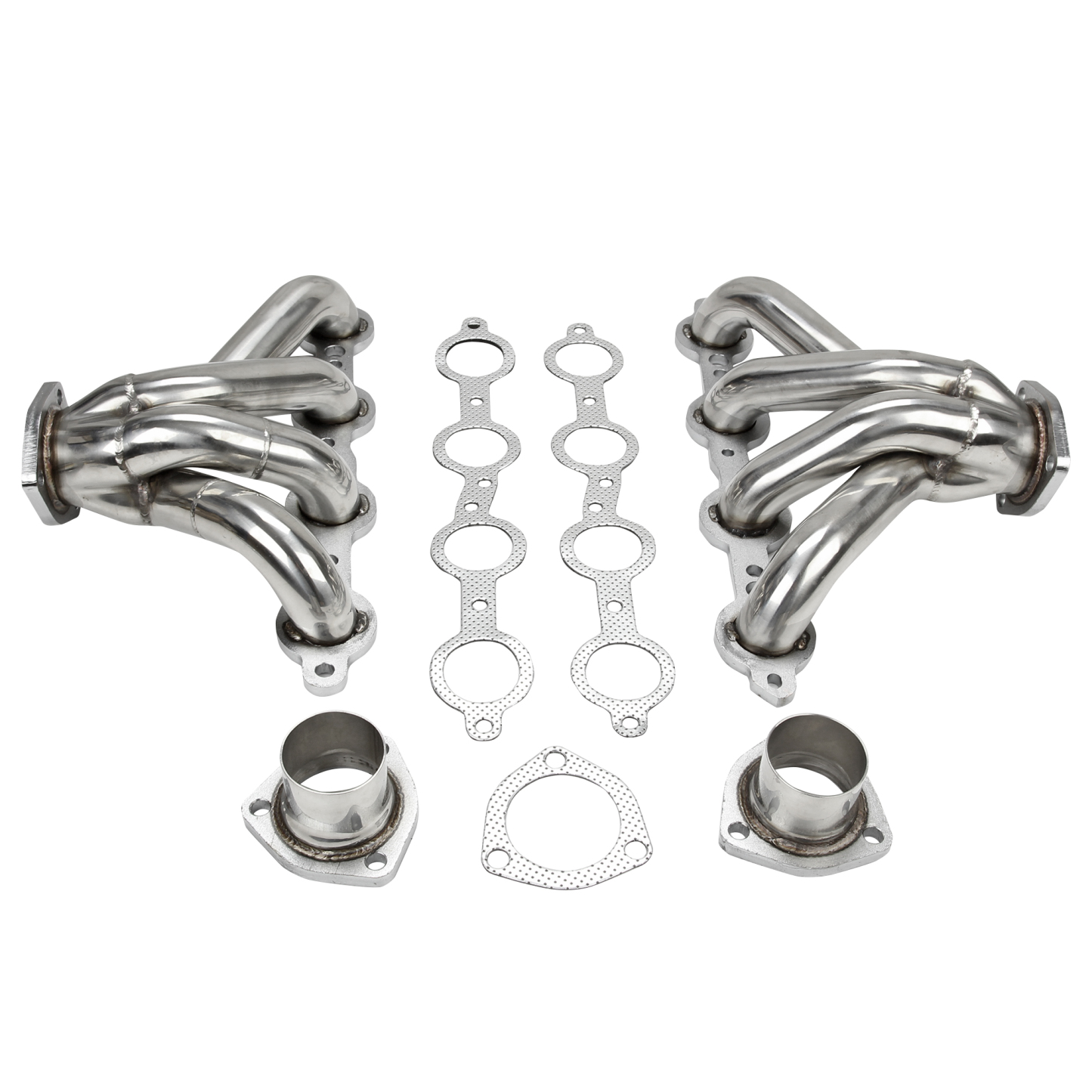Exhaust Header for Chevy LS1 LSX SWAP 350 Eng Shorty Stainless Block Hugger