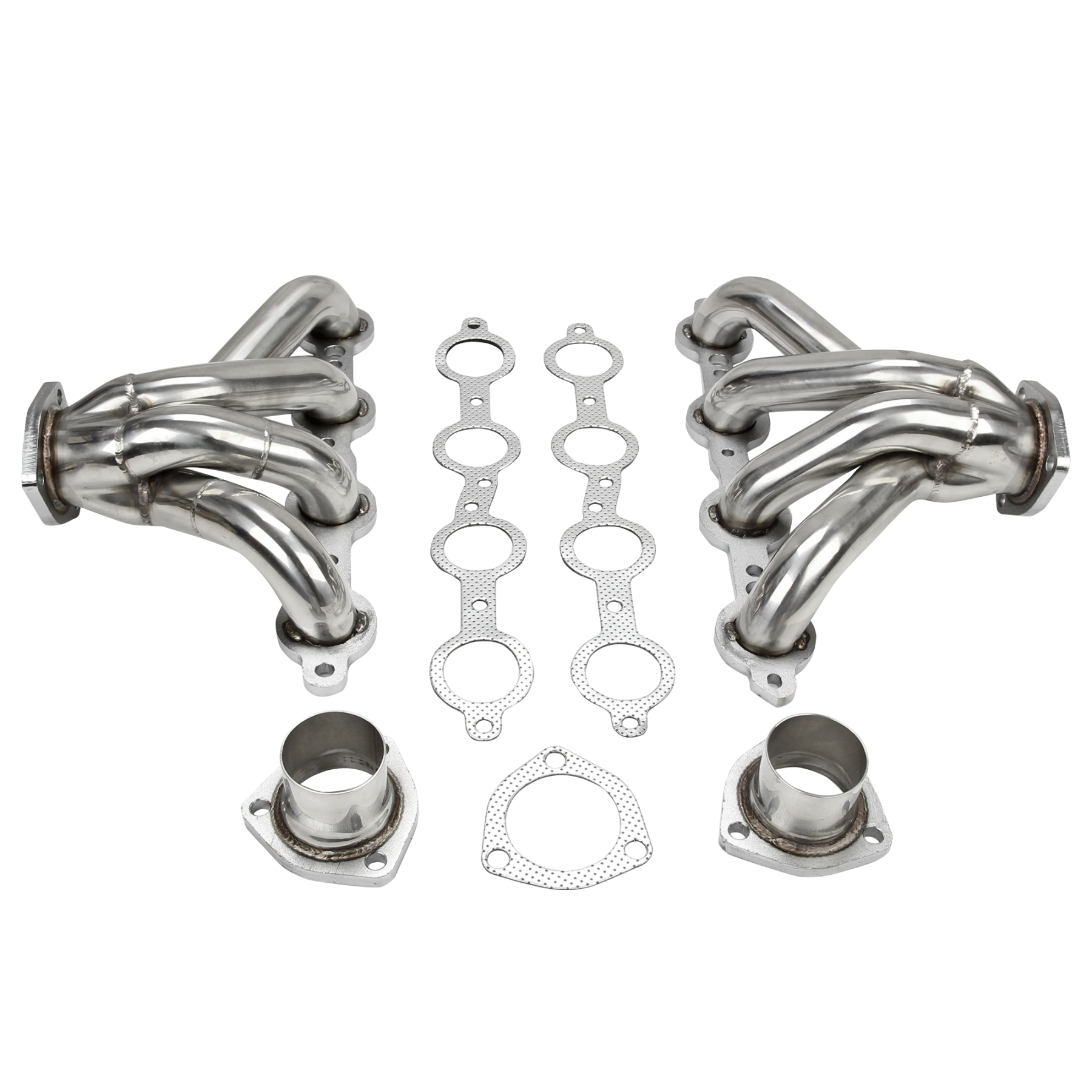 Exhaust Header for Chevy LS1 LSX SWAP 350 Eng Shorty Stainless Block Hugger