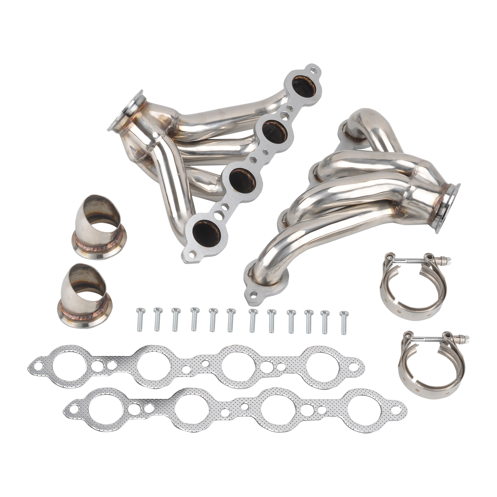 Exhaust Header for 1923-1967 Cadillac Cars Chevrolet Cars & Trucks LS1 LS2 LS3 LS6 4.8L 5.3L 5.7L