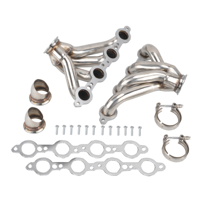 Exhaust Header for 1923-1967 Cadillac Cars Chevrolet Cars & Trucks LS1 LS2 LS3 LS6 4.8L 5.3L 5.7L