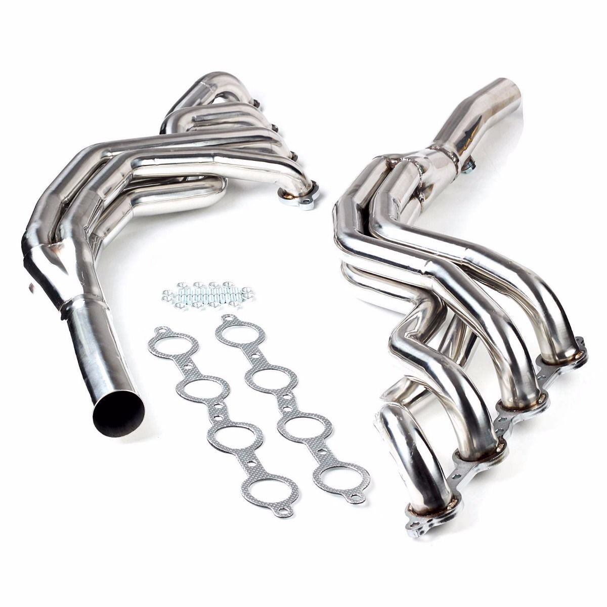 Pair Exhaust Headers for 2010-2013 Chevy Camaro SS, 6.2L V8