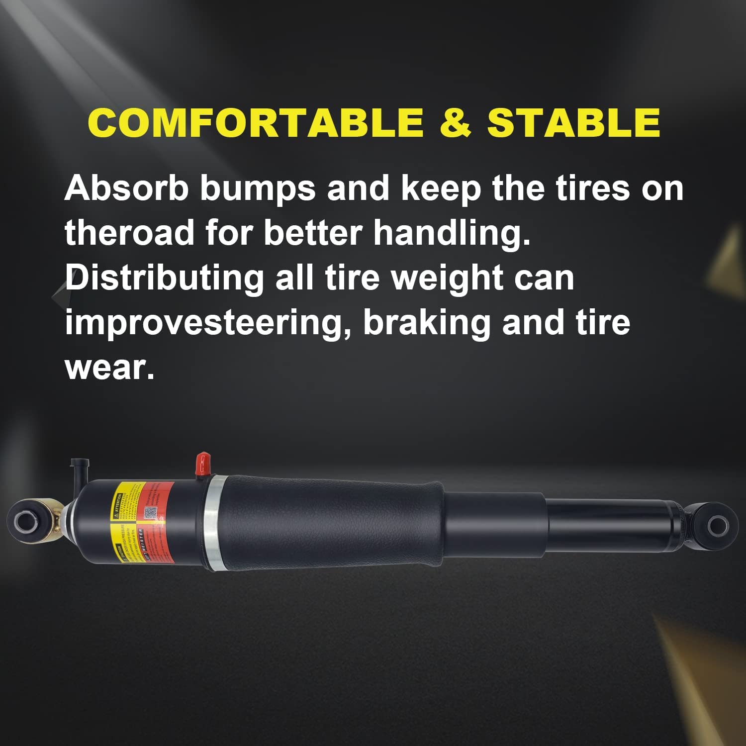 23487280 Cadillac GMC Yukon 2000-2014 Rear Air Shock Absorber 580-1091 fit for GMC YUKON 1500 2000-2014 Cadillac Escalade 2002-2014 Chevrolet Tahoe 2000-2014 LUFT MEISTER