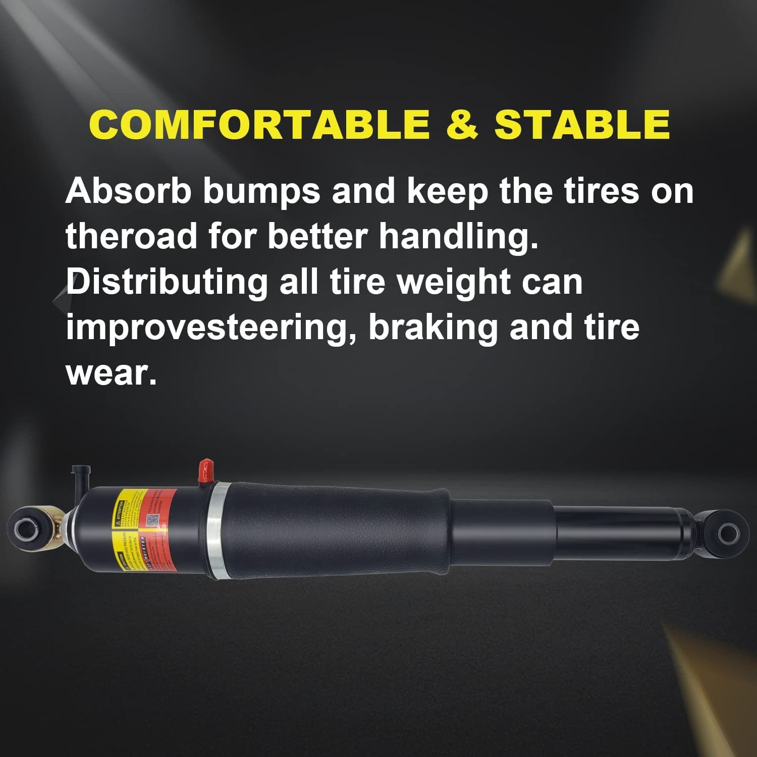 23487280 Cadillac GMC Yukon 2000-2014 Rear Air Shock Absorber 580-1091 fit for GMC YUKON 1500 2000-2014 Cadillac Escalade 2002-2014 Chevrolet Tahoe 2000-2014 LUFT MEISTER