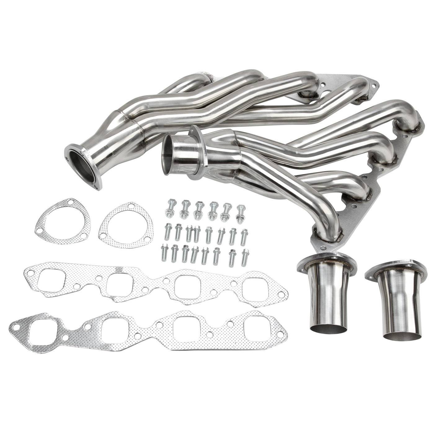 Pair Exhaust Manifold Header fit for Chevy GMC V8 396 402 427 454 502