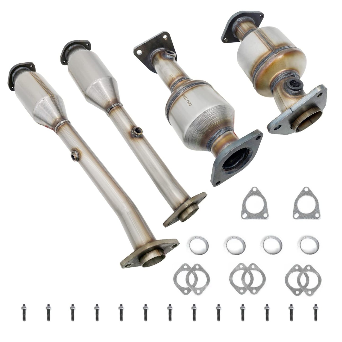 2005-2014 Nissan Frontier/Xterra Catalytic Converter OBD Ⅳ Bolts Gasket fit for 2005-2014 Nissan Frontier/Xterra,2012 NV2500/NV3500,2012-2016 NV1500,2009-2012 Suzuki Equator 4.0L(EPA Compliant)
