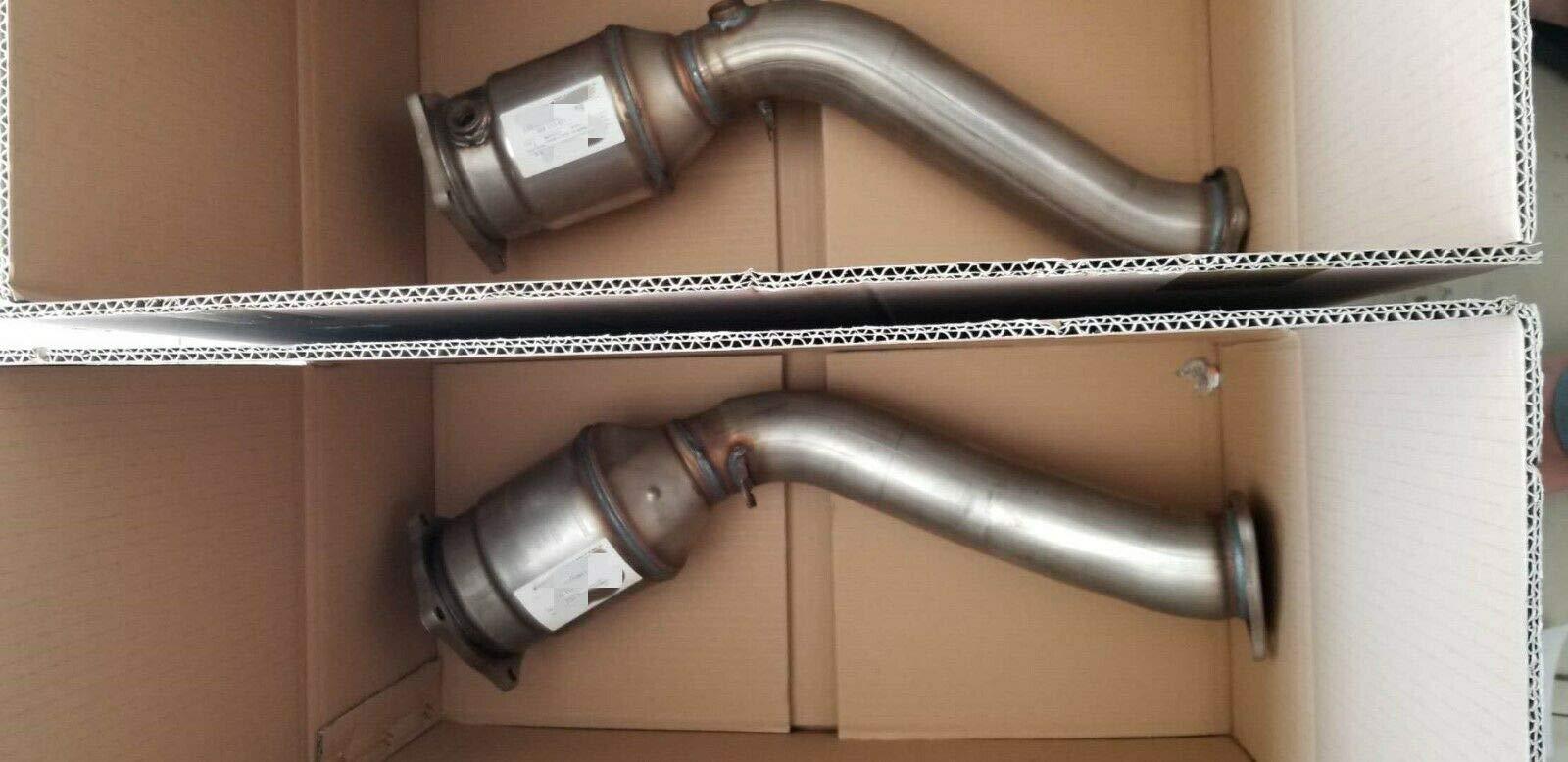 Porsche Cayenne 4.8T Catalytic Converter Front Exhaust Pipe for Porsche Cayenne 4.8T V8 Gas 2011-2018 With turbocharger LUFT MEISTER