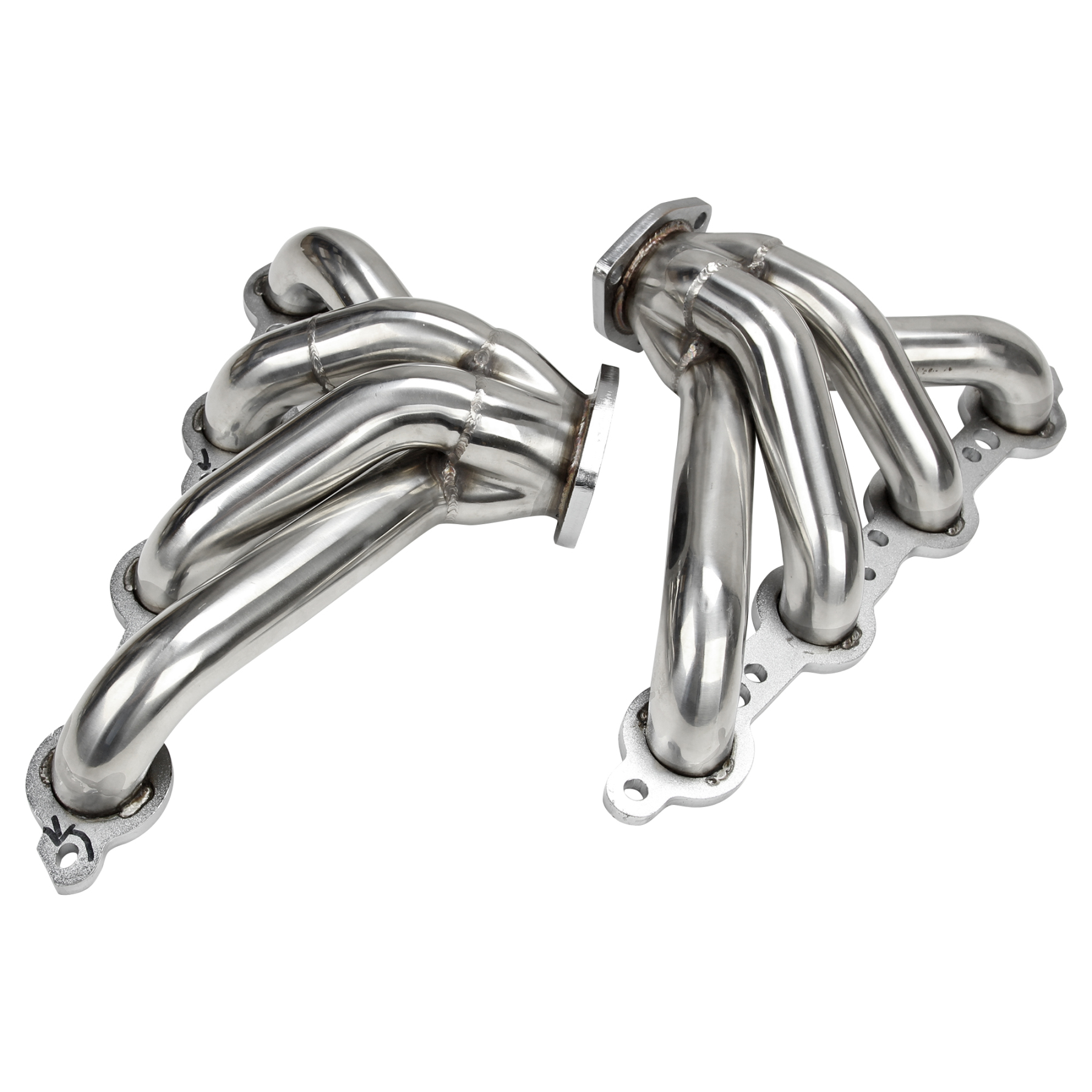 Exhaust Header for Chevy LS1 LSX SWAP 350 Eng Shorty Stainless Block Hugger