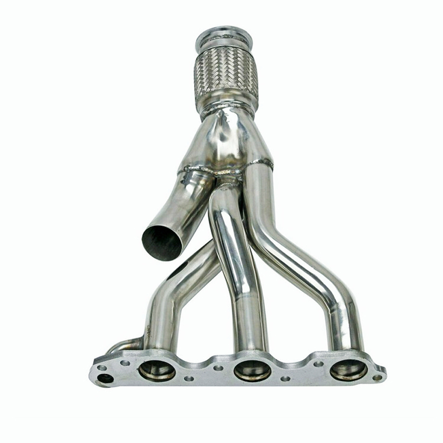 Jeep Wrangler TJ 1997-1999 2.5L L4 Stainless Headers Exhaust Manifold W/ Downpipe