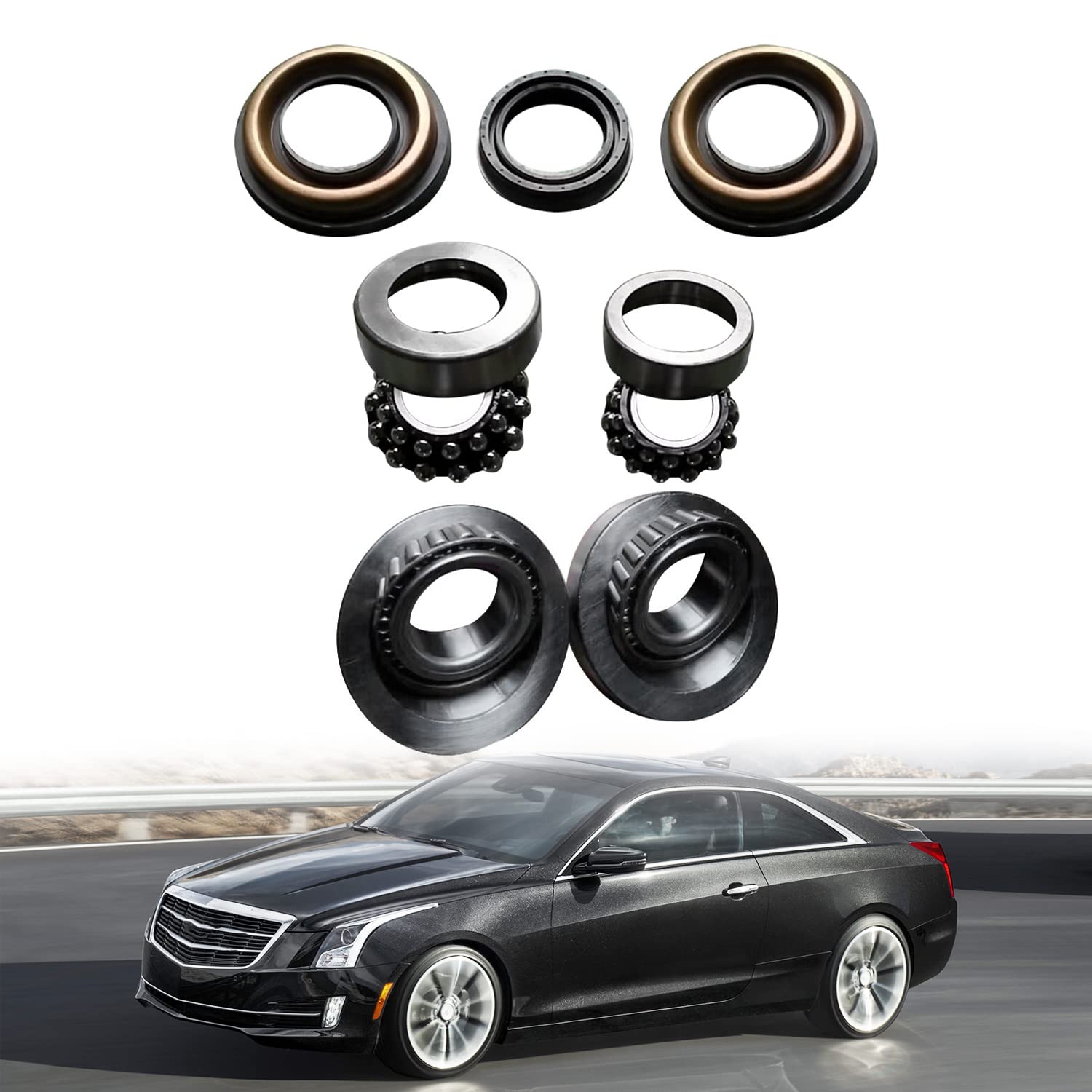 Rear Differential Bearings Repair Kit F577158 Fit for 20132019 Cadil