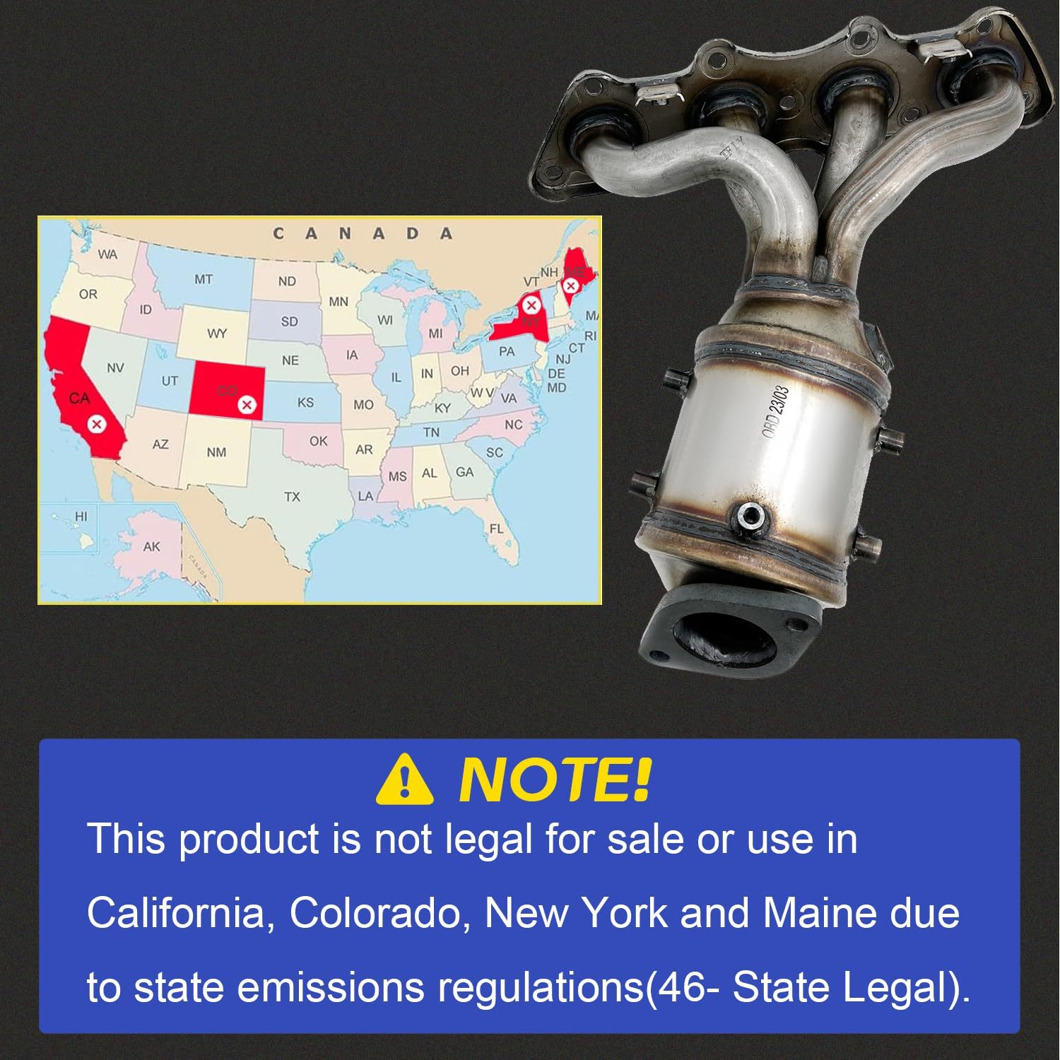 674-891 Upgraded Catalytic Converter Compatible with Hyundai Accent 2011-2019/Veloster 2012-2017/Kia Rio,Soul 2012-2019,285102BEF1,327-50793,40972