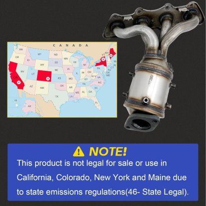 674-891 Upgraded Catalytic Converter Compatible with Hyundai Accent 2011-2019/Veloster 2012-2017/Kia Rio,Soul 2012-2019,285102BEF1,327-50793,40972