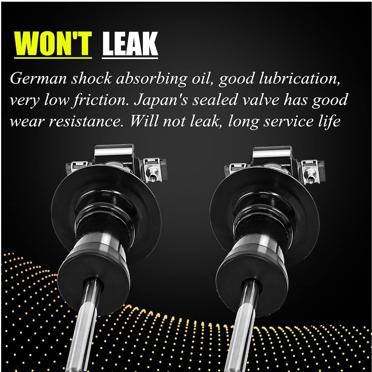 LUFT MEISTER 84176631 Fit 2015-2021 Escalade Tahoe GMC Yukon Front Shock Absorber 84061228 fit for Cadillac Escalade, Tahoe, Suburban, Silverado, GMC Sierra 1500, Yukon (XL) 580-1108 84977478