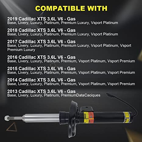 4pcs Cadillac XTS Shock Absorber 2013-2019 Front and Rear 23220530 with electric 580-1096 23220530 LUFT MEISTER