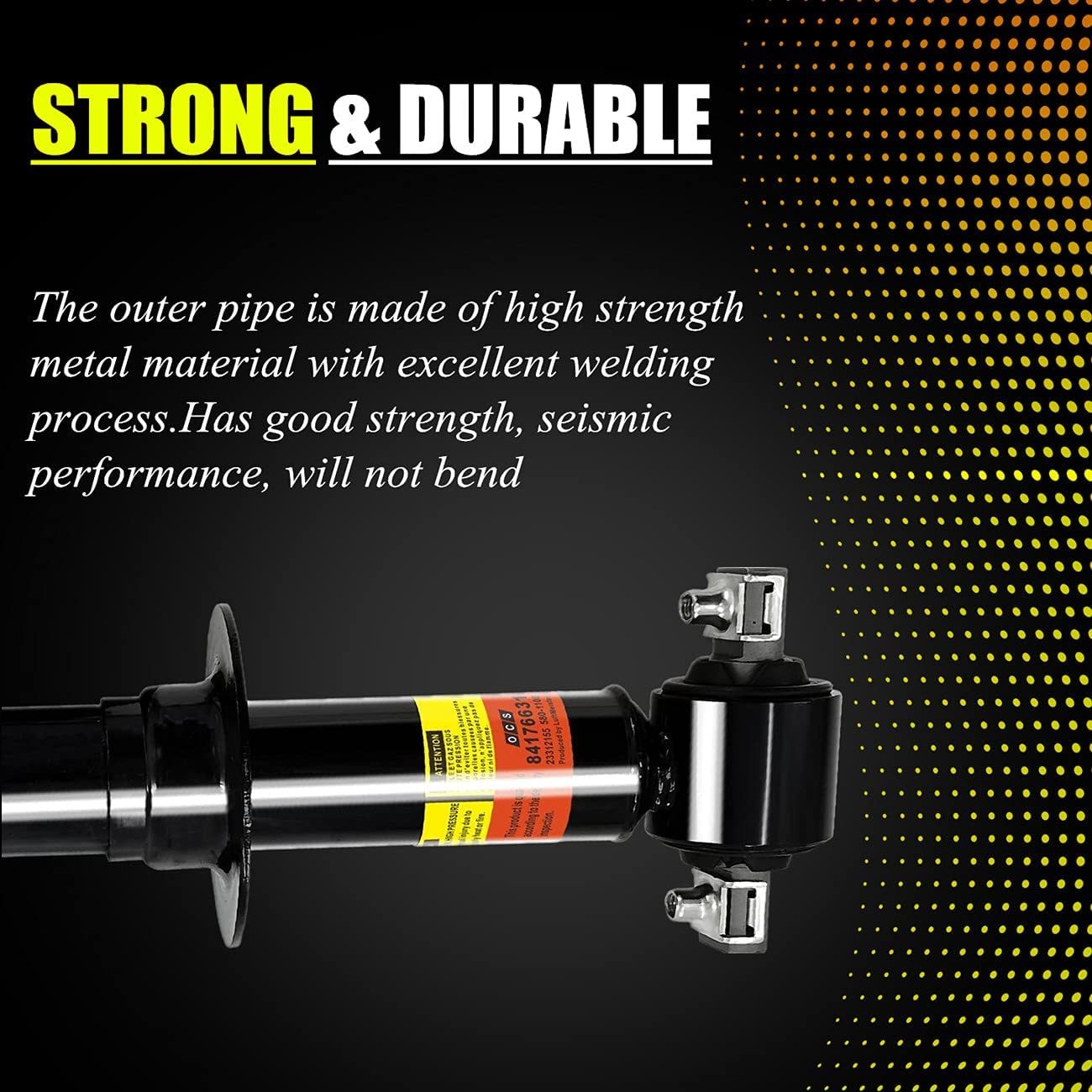 LUFT MEISTER 84176631 Fit 2015-2021 Escalade Tahoe GMC Yukon Front Shock Absorber 84061228 fit for Cadillac Escalade, Tahoe, Suburban, Silverado, GMC Sierra 1500, Yukon (XL) 580-1108 84977478