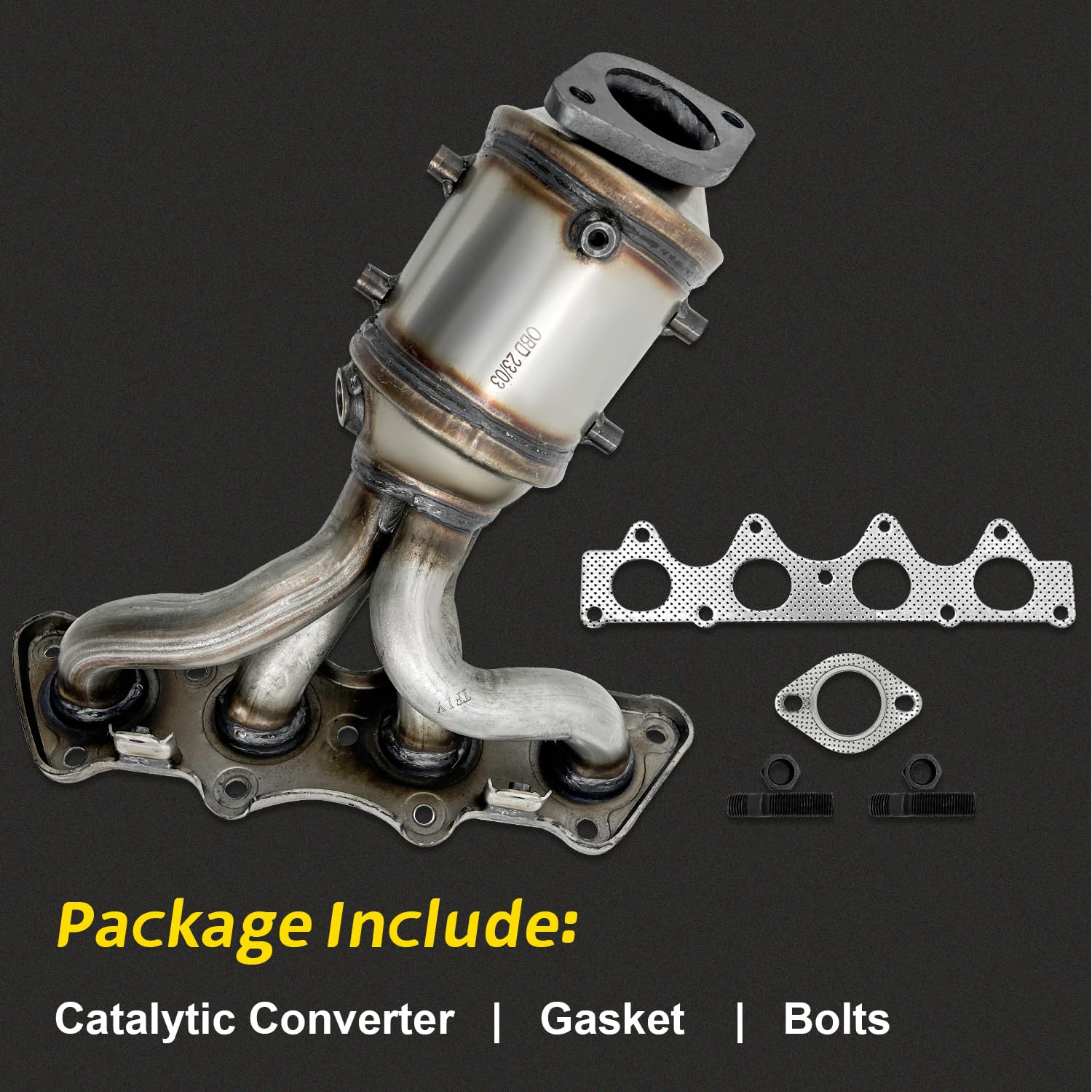 674-891 Upgraded Catalytic Converter Compatible with Hyundai Accent 2011-2019/Veloster 2012-2017/Kia Rio,Soul 2012-2019,285102BEF1,327-50793,40972