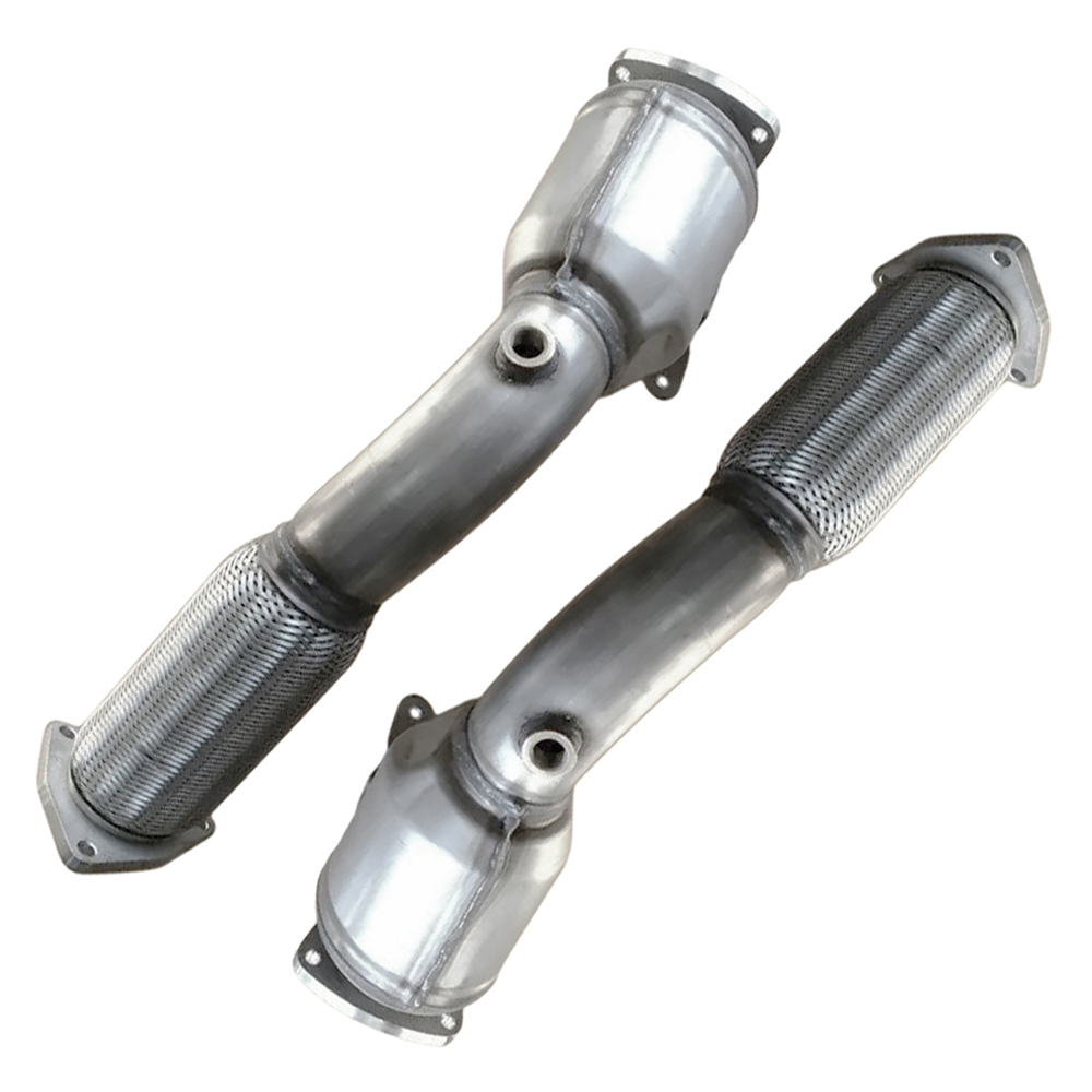 Luft Meister 955113021AX Catalytic Converter Front Exhaust Pipe for Porsche Cayenne 4.5L V8 2003-2006 Without turbocharger