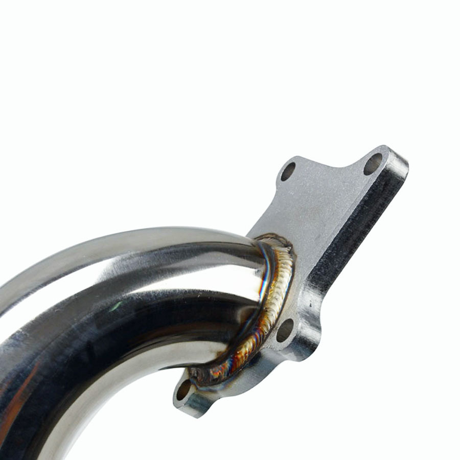 90 Degree Stainless Steel 2.5" T3/T4 + Gasket Universal Car Exhaust Down Pipe