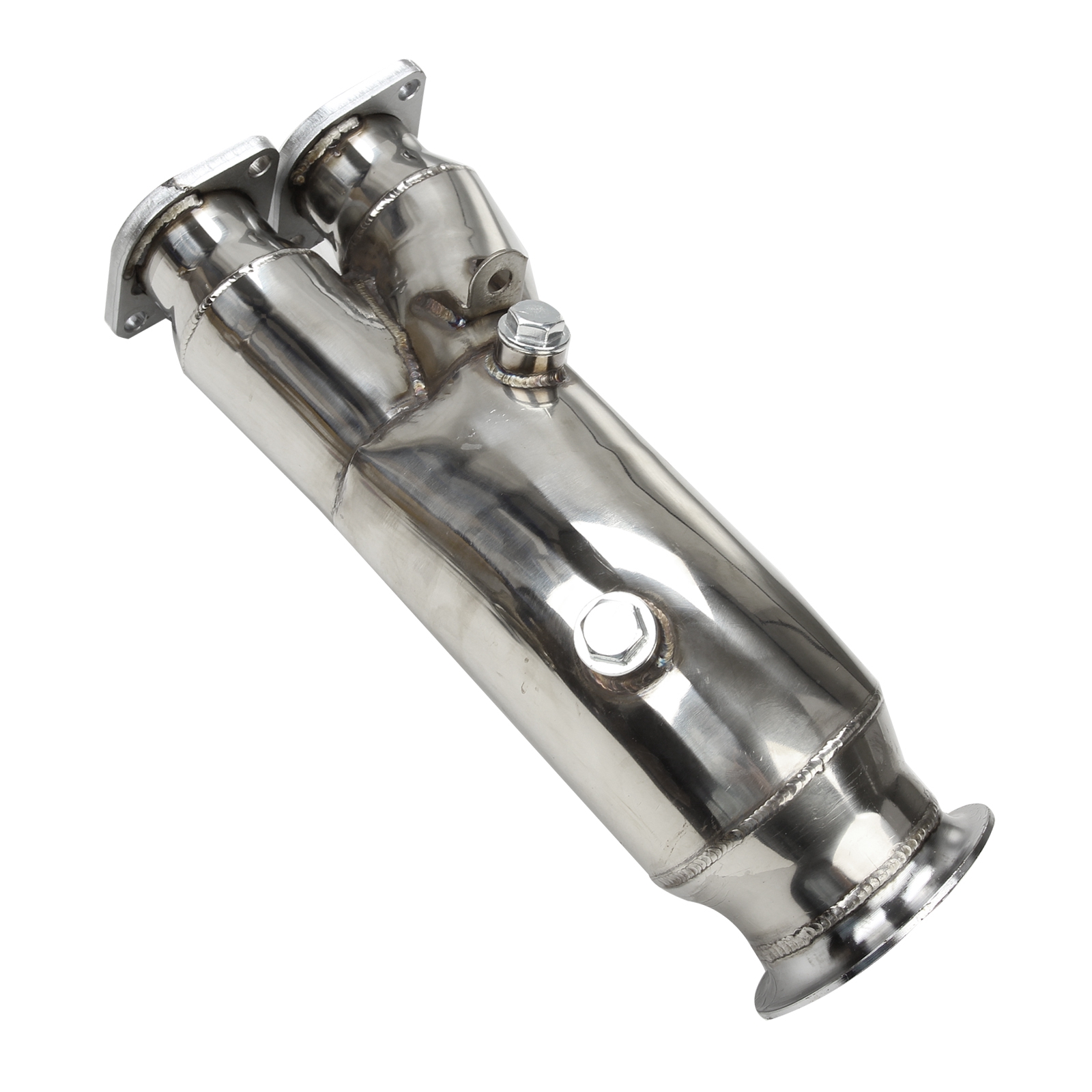 Stainless Steel Exhaust Downpipe fit for 2011-2012 BMW E82 E83 E90 E91 E92 E93 135i 335i Single Turbo