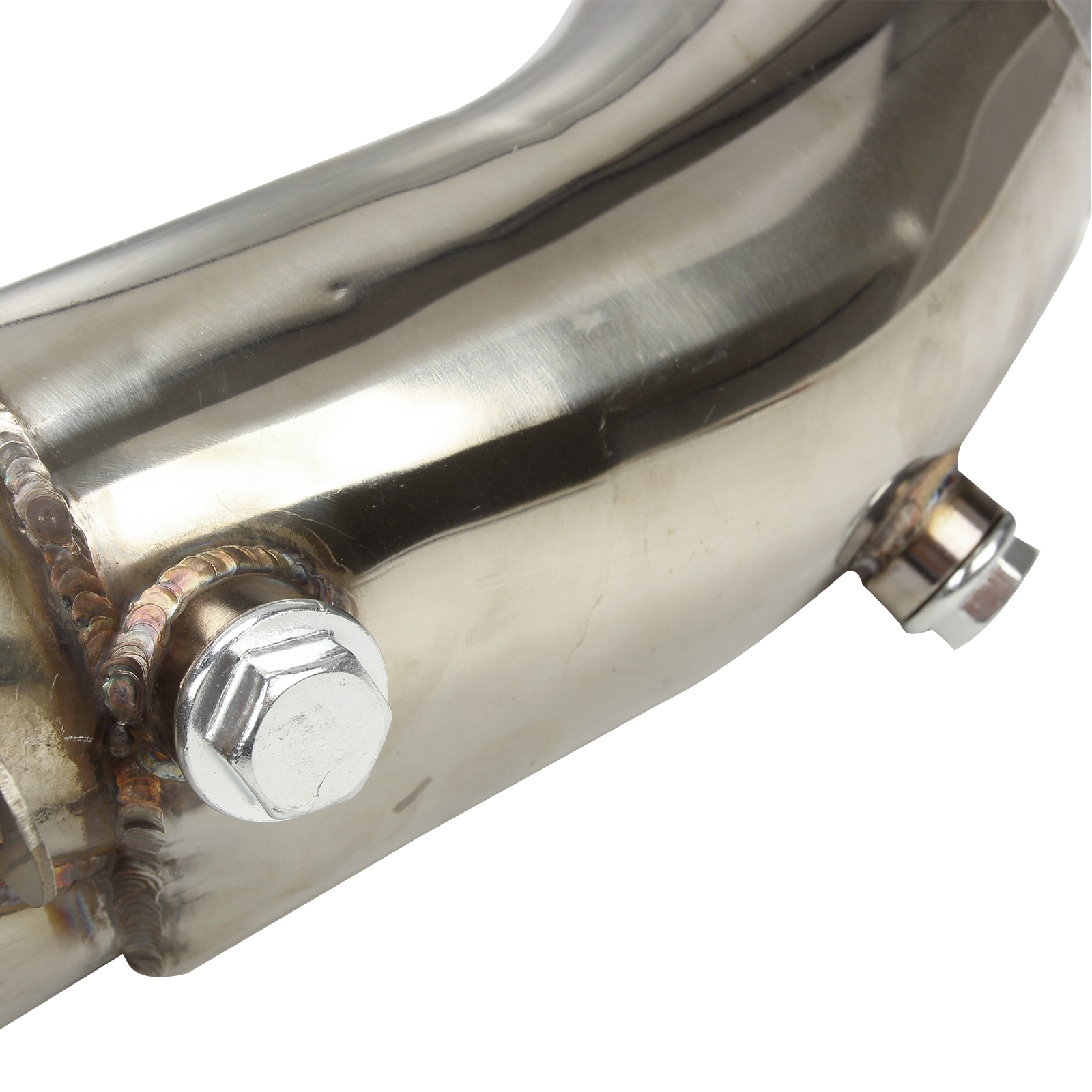 Stainless Steel Exhaust Downpipe fit for 2011-2012 BMW E82 E83 E90 E91 E92 E93 135i 335i Single Turbo