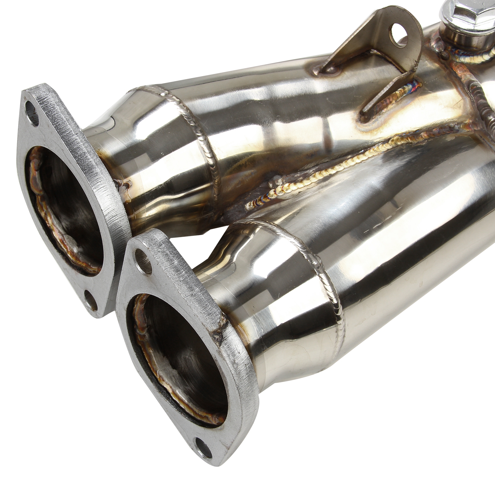 Stainless Steel Exhaust Downpipe fit for 2011-2012 BMW E82 E83 E90 E91 E92 E93 135i 335i Single Turbo