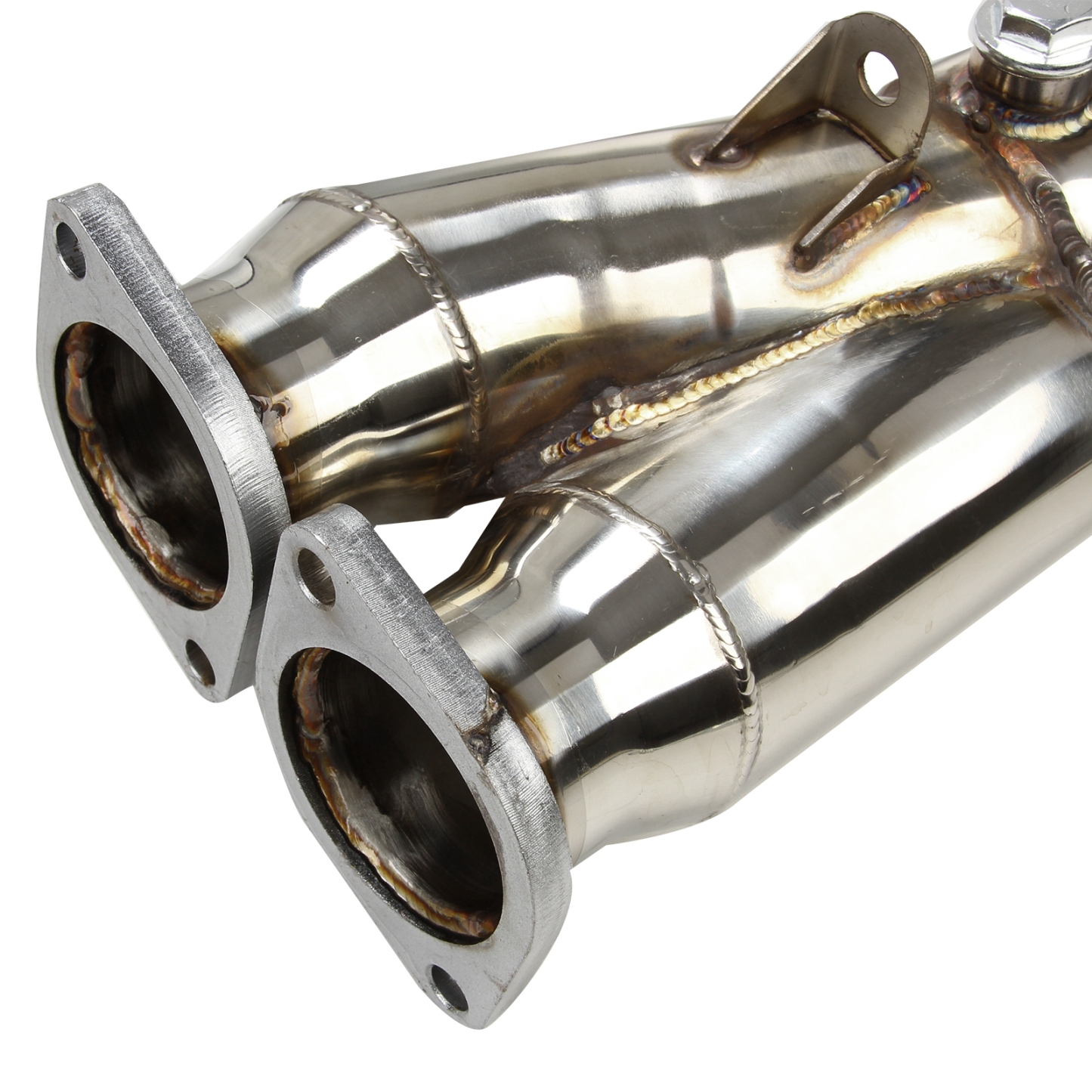 Stainless Steel Exhaust Downpipe fit for 2011-2012 BMW E82 E83 E90 E91 E92 E93 135i 335i Single Turbo