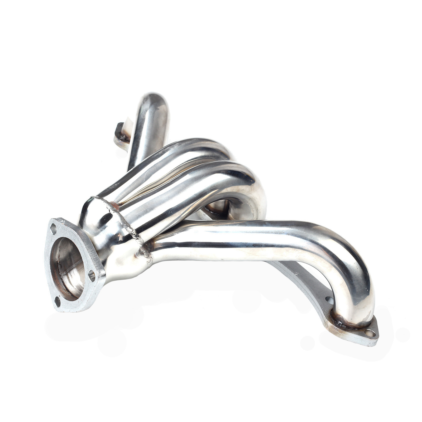 Exhaust Header Fits All Small Block Chevy V8 Engines from 1955+ using the Standard Exhaust Pattern - 283, 305, 327, 350, 400 etc.