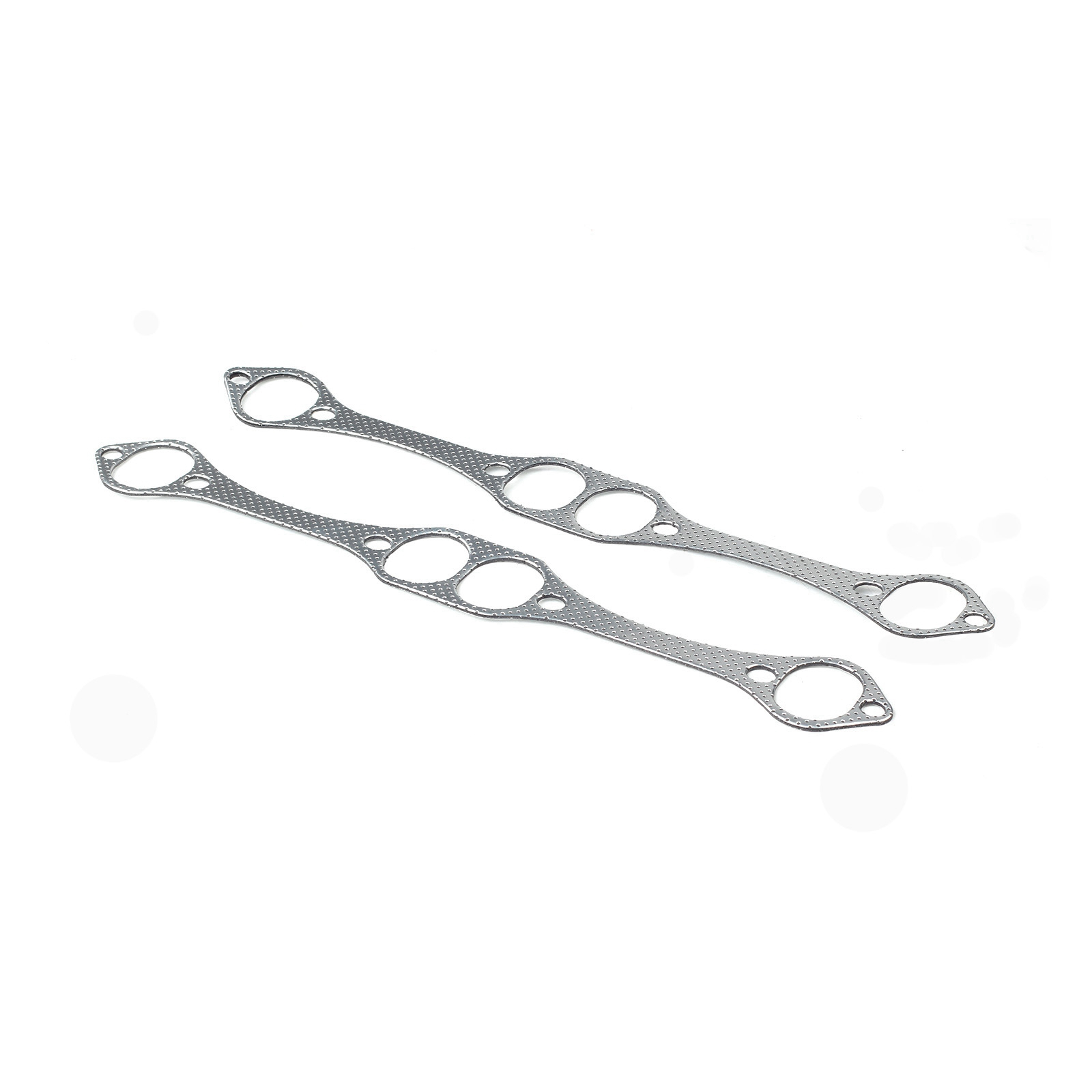 Exhaust Header Fits All Small Block Chevy V8 Engines from 1955+ using the Standard Exhaust Pattern - 283, 305, 327, 350, 400 etc.