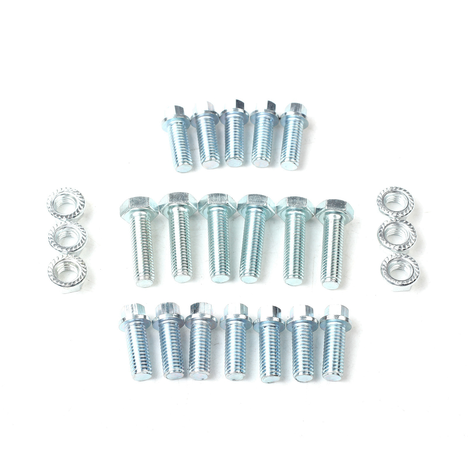 Exhaust Header Fits All Small Block Chevy V8 Engines from 1955+ using the Standard Exhaust Pattern - 283, 305, 327, 350, 400 etc.