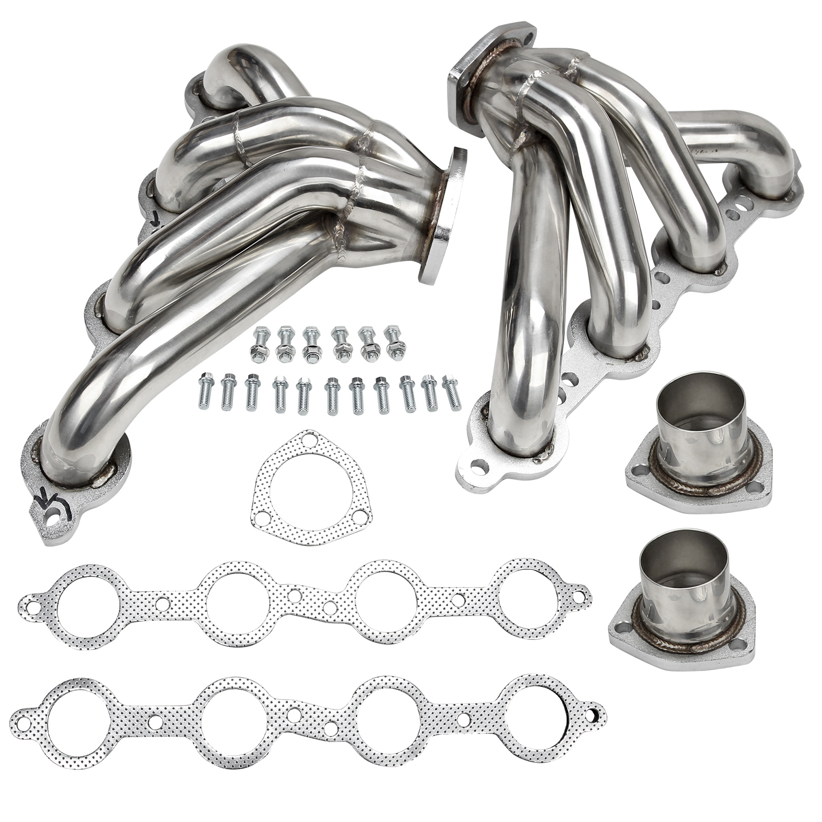 Exhaust Header for Chevy LS1 LSX SWAP 350 Eng Shorty Stainless Block Hugger