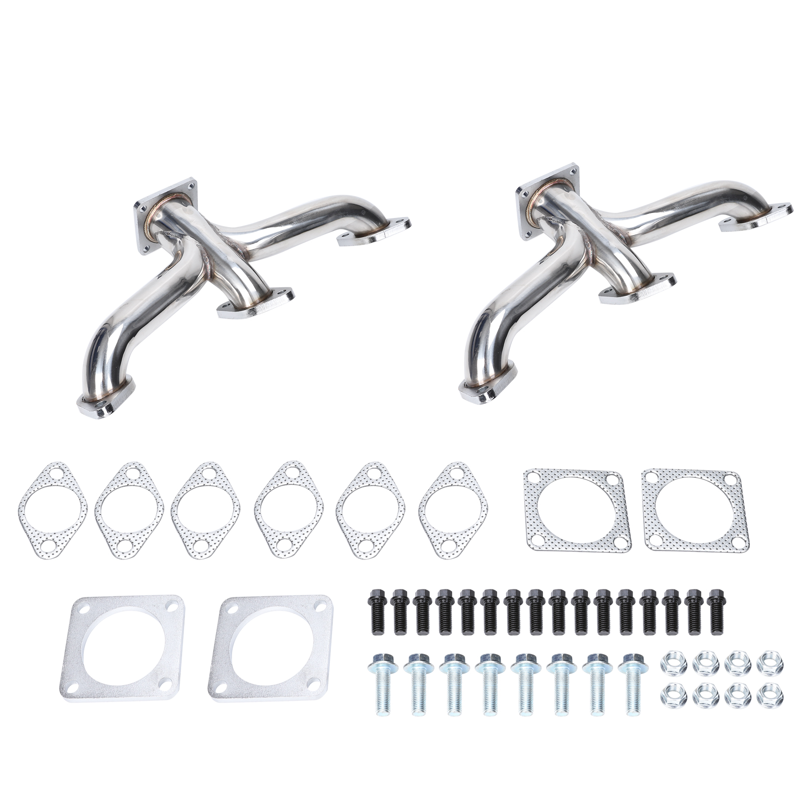 Exhaust Header For 1932-1953 Ford Flathead V8 Car Pickup Truck Shorty