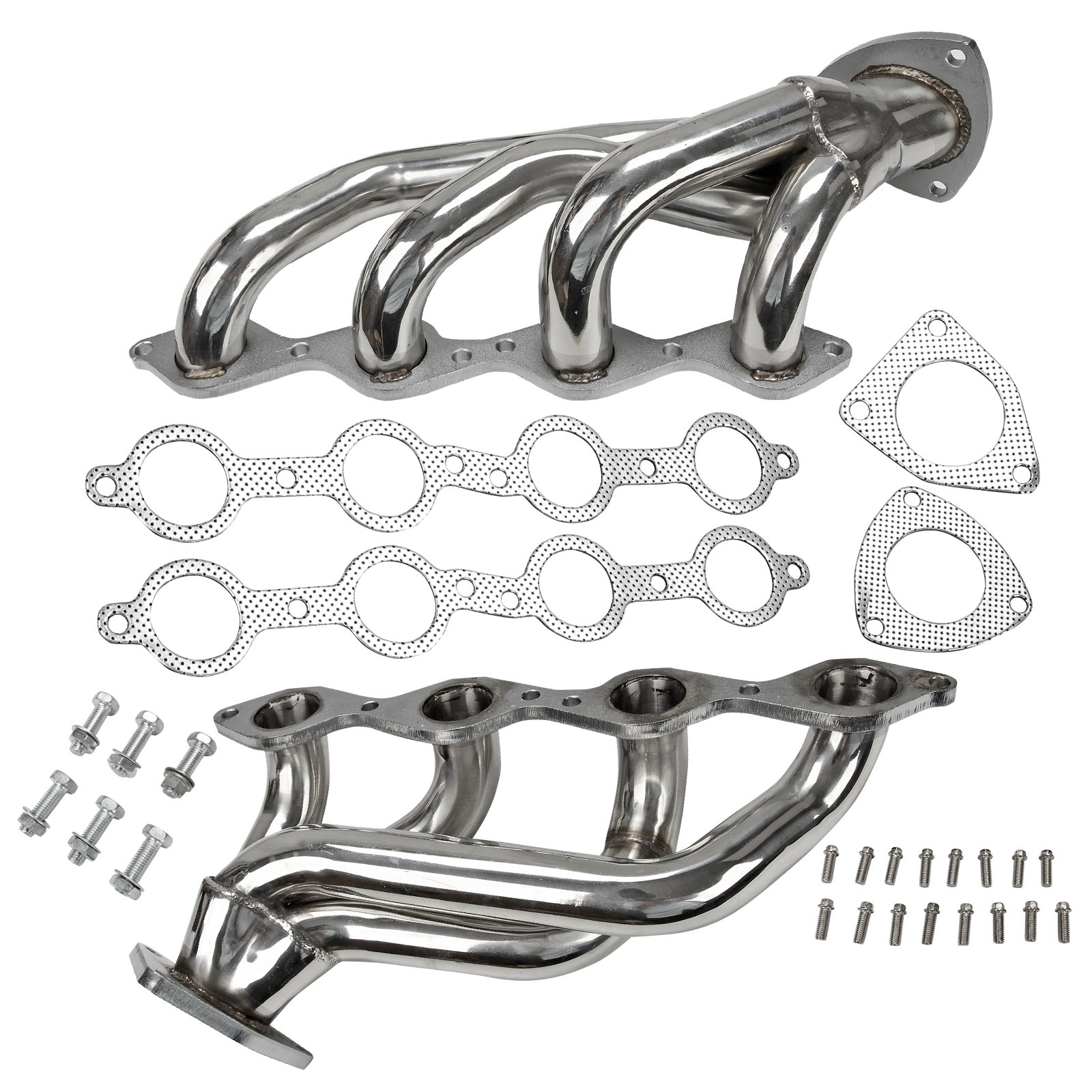 Exhaust Header for 2000-2006 Chevy GMC Avalanche Silverado 4.8L 5.3L V8