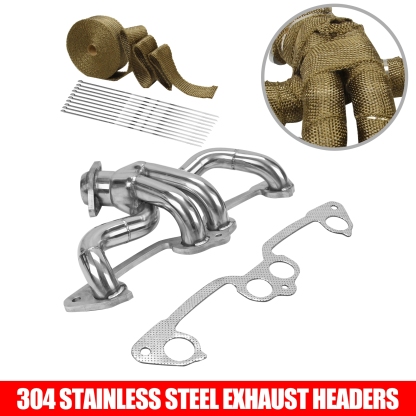 Exhaust Manifold Fits 1991-2002 Jeep Wrangler (TJ) Wrangler (YJ) 2.5L L4