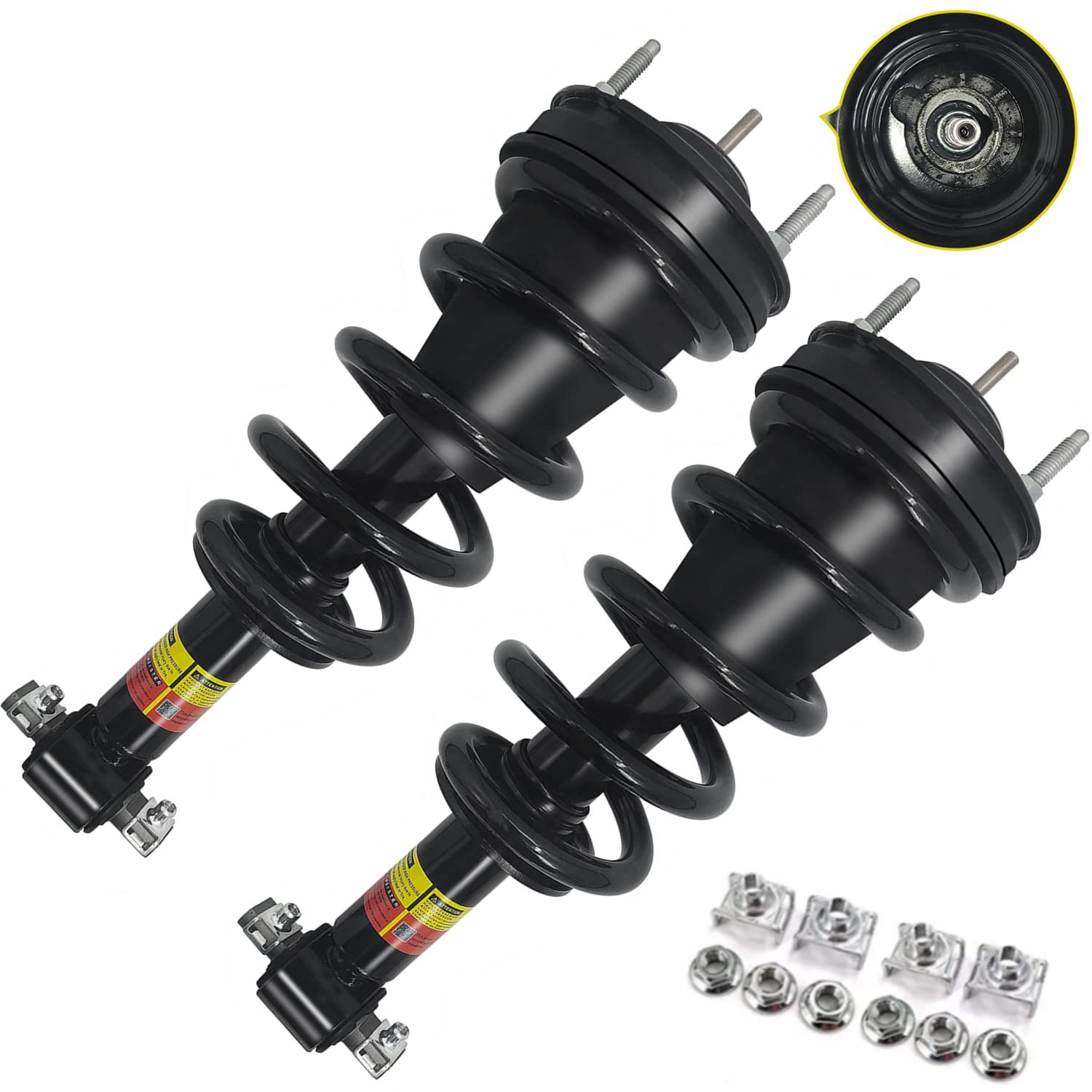 2007-2014 Cadillac Escalade Front Struts Shock Absorber Assembly 580-431 Fit for Chevrolet Silverado 1500, Tahoe, Suburban, Avalanche, GMC Sierra 1500, Yukon, Yukon XL LUFT MEISTER