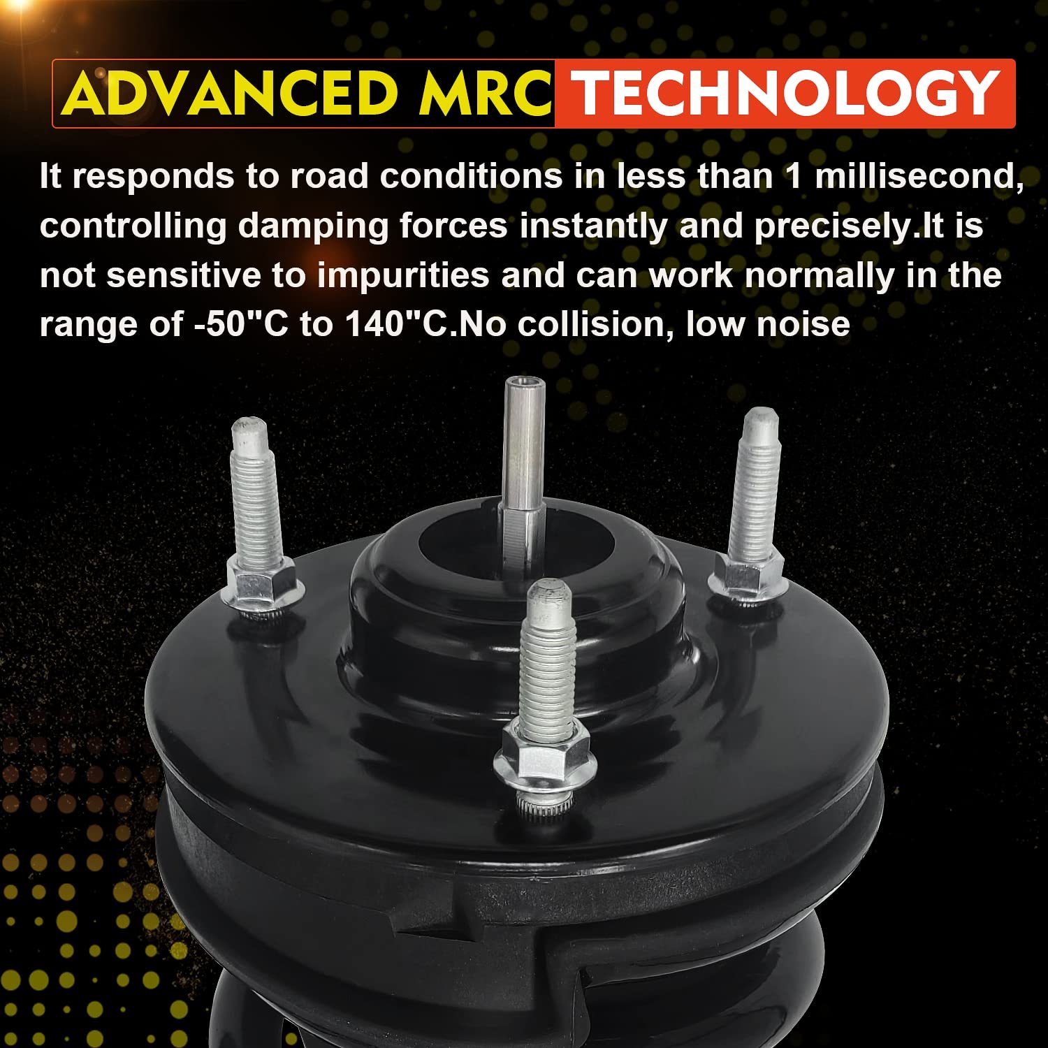 2007-2014 Cadillac Escalade Front Struts Shock Absorber Assembly 580-431 Fit for Chevrolet Silverado 1500, Tahoe, Suburban, Avalanche, GMC Sierra 1500, Yukon, Yukon XL LUFT MEISTER