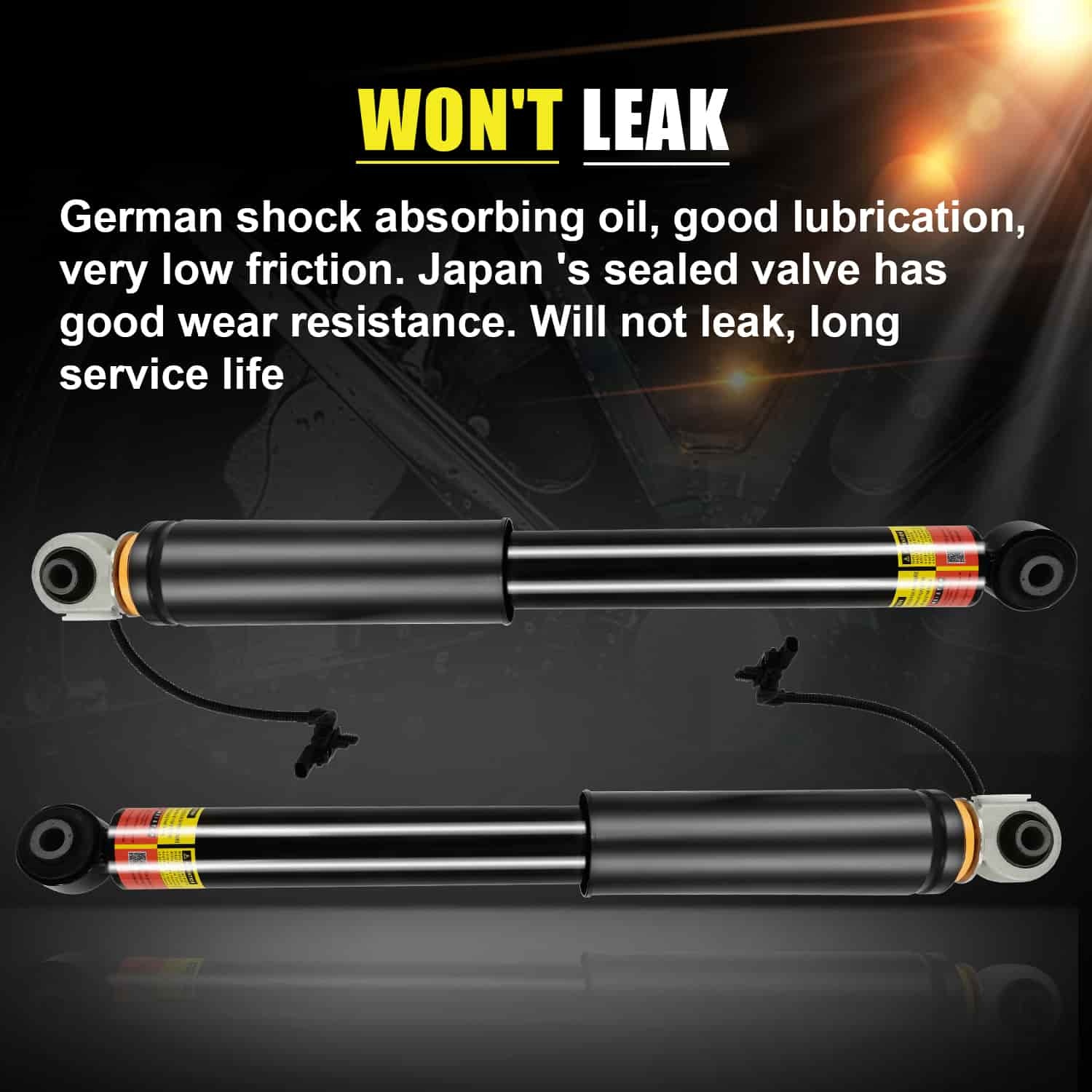 2015-2018 GMC Sierra 1500 Front Struts and Rear Shocks (4PCS) Part Number 84176631 84178213 LUFT MEISTER