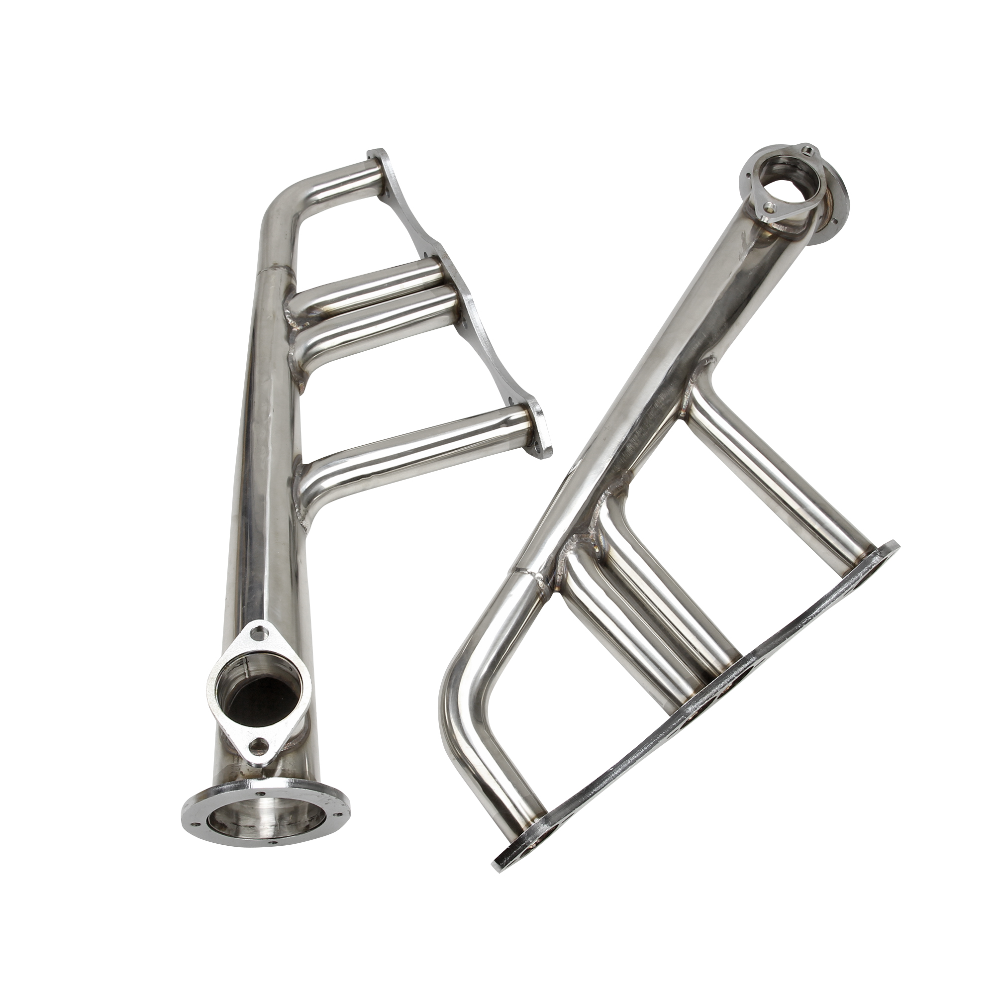 Small Block Chevy Lake Style Exhaust Header(Fits 265-400 C.i. with Standard Or Vortec Heads Including D-port ZZ-4 Style Heads (not LT-1)