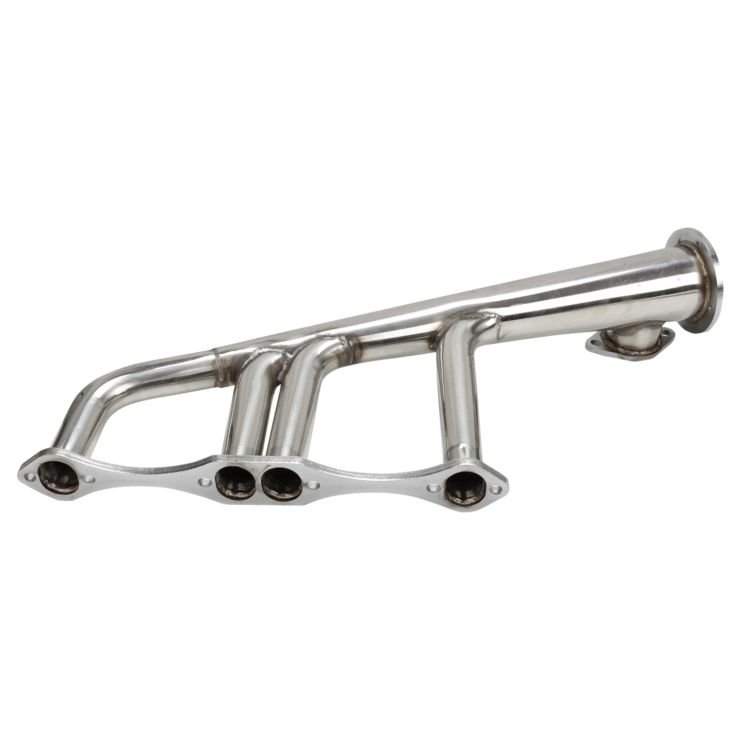 Small Block Chevy Lake Style Exhaust Header(Fits 265-400 C.i. with Standard Or Vortec Heads Including D-port ZZ-4 Style Heads (not LT-1)