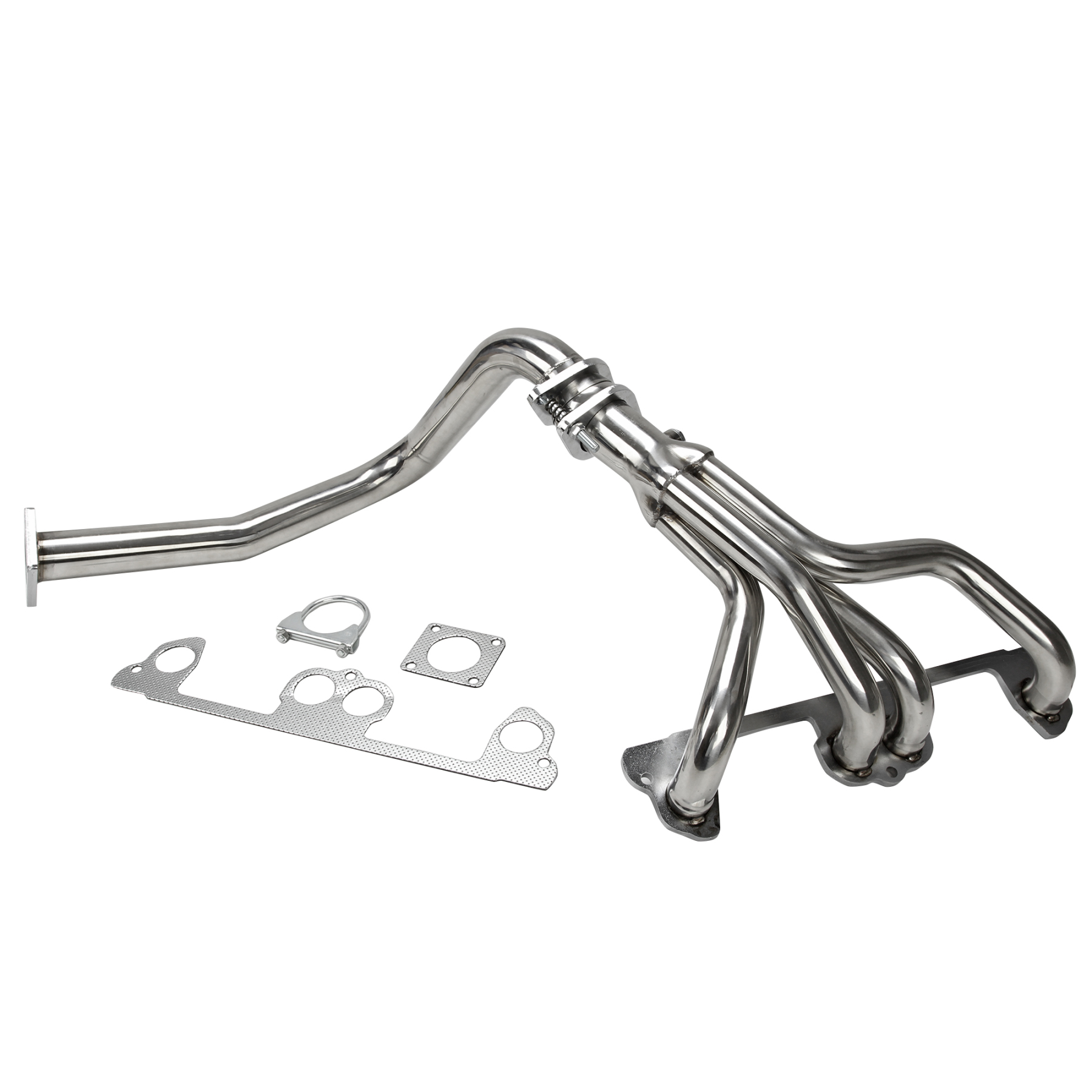 1991-1995 Jeep Wrangler YJ 2.5L L4 Stainless Manifold Header W/ Downpip