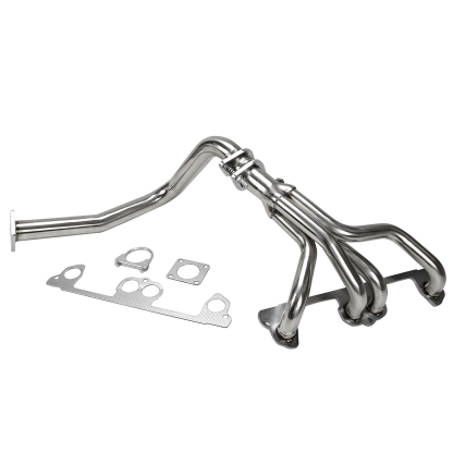1991-1995 Jeep Wrangler YJ 2.5L L4 Stainless Manifold Header W/ Downpip