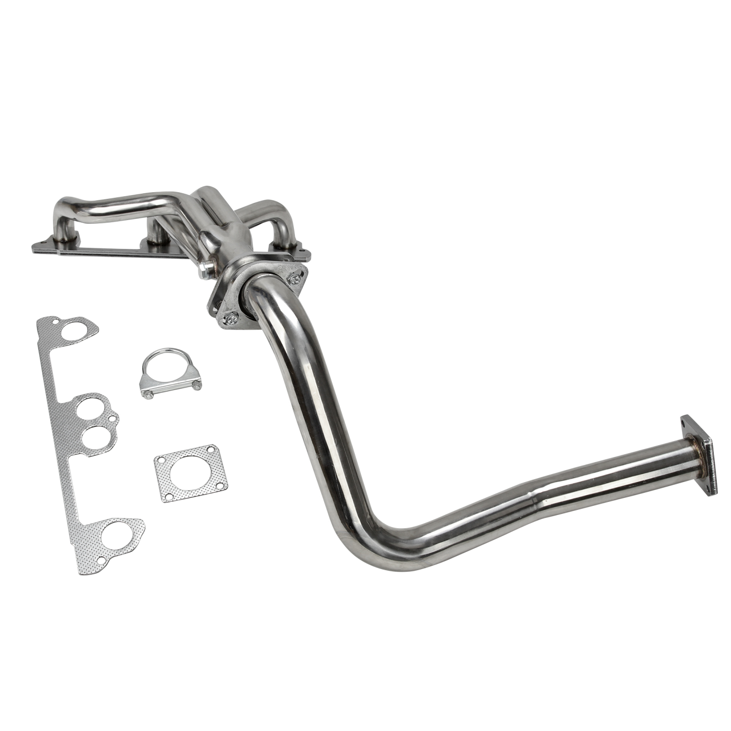 1991-1995 Jeep Wrangler YJ 2.5L L4 Stainless Manifold Header W/ Downpip