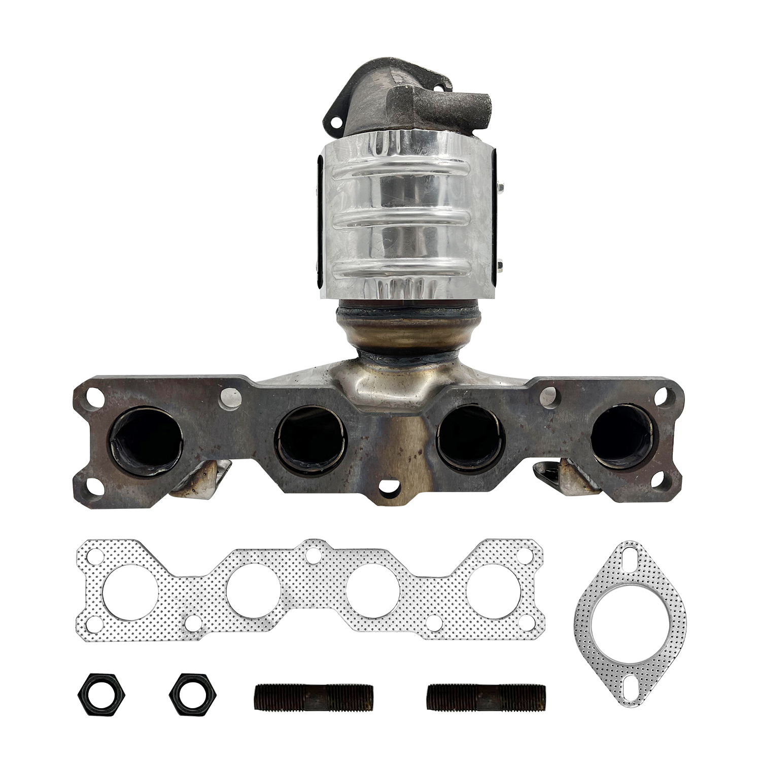 2014-2016 Hyundai Catalytic Converter Exhaust Manifold 285102G445 fit for 2014-2016 Hyundai Santa Fe Sport, 2014-2015 Kia Sorento L4 2.4L