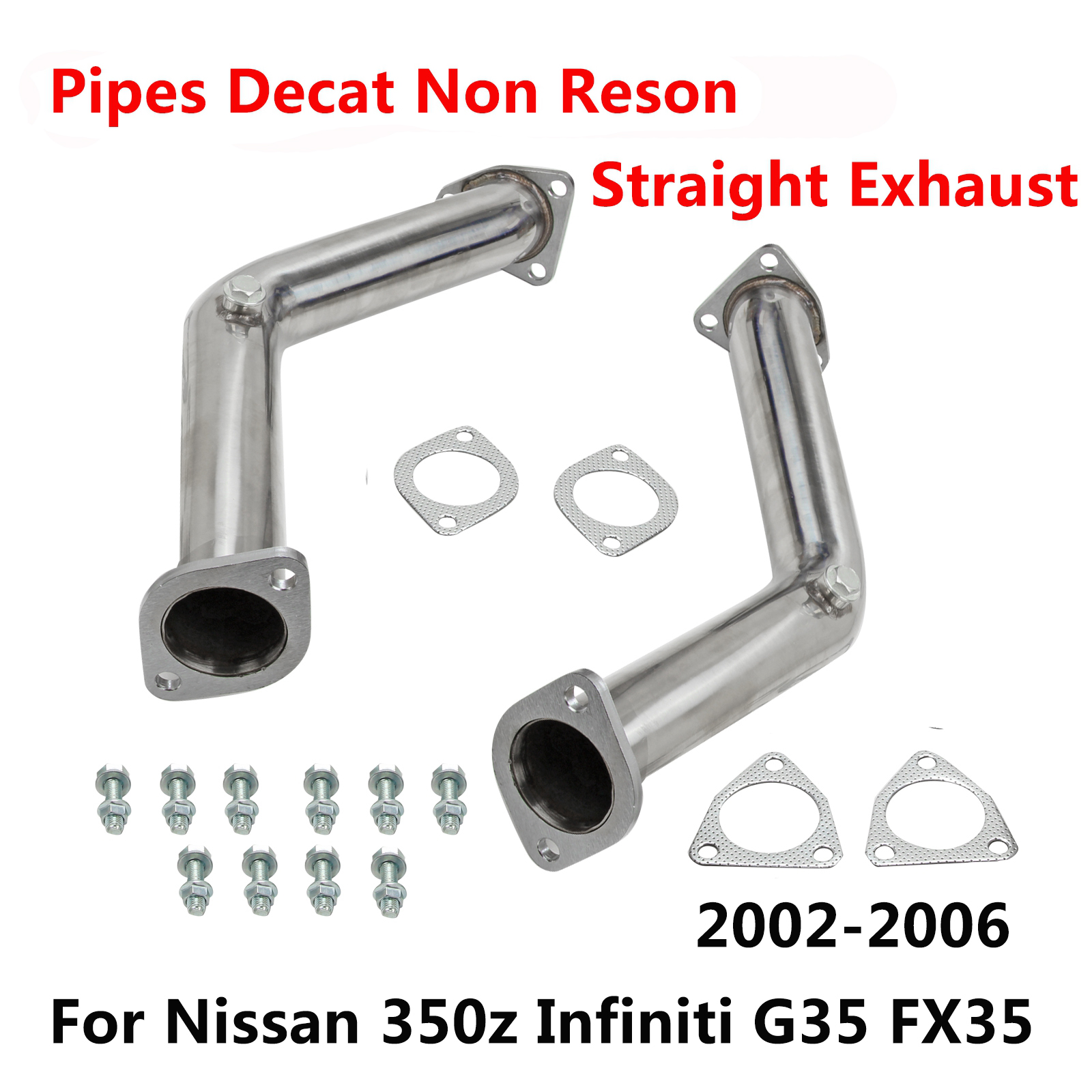 Exhaust Downpipe fit for Nissan 2003-2007 350Z/Z33 G35/V35 VQ35DE