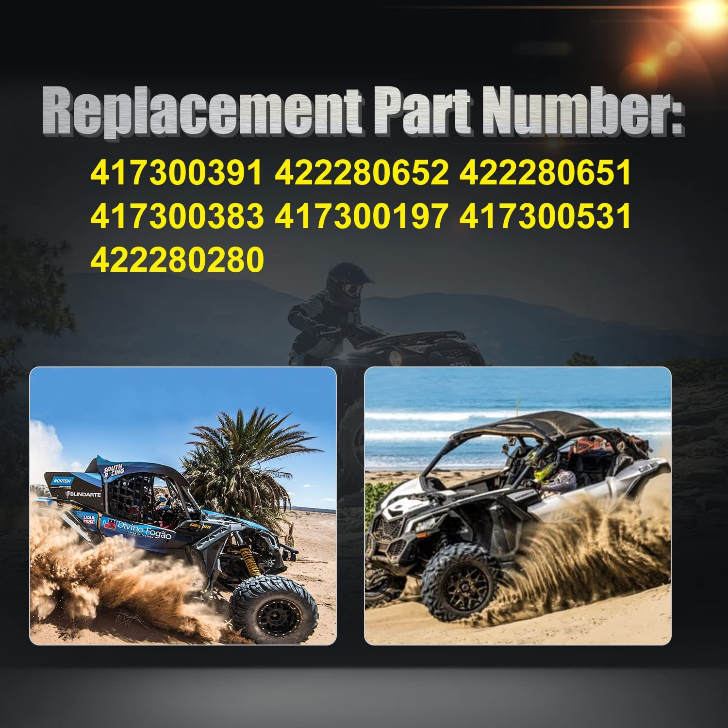 Can-Am Maverick X3 Drive Belt Compatible with 2017-2022 Can-Am Maverick X3 (All Models) , Maverick X3, X3 MAX, XMR, XRC, X3 Turbo, X3 Turbo R, 417300531 417300197 422280652