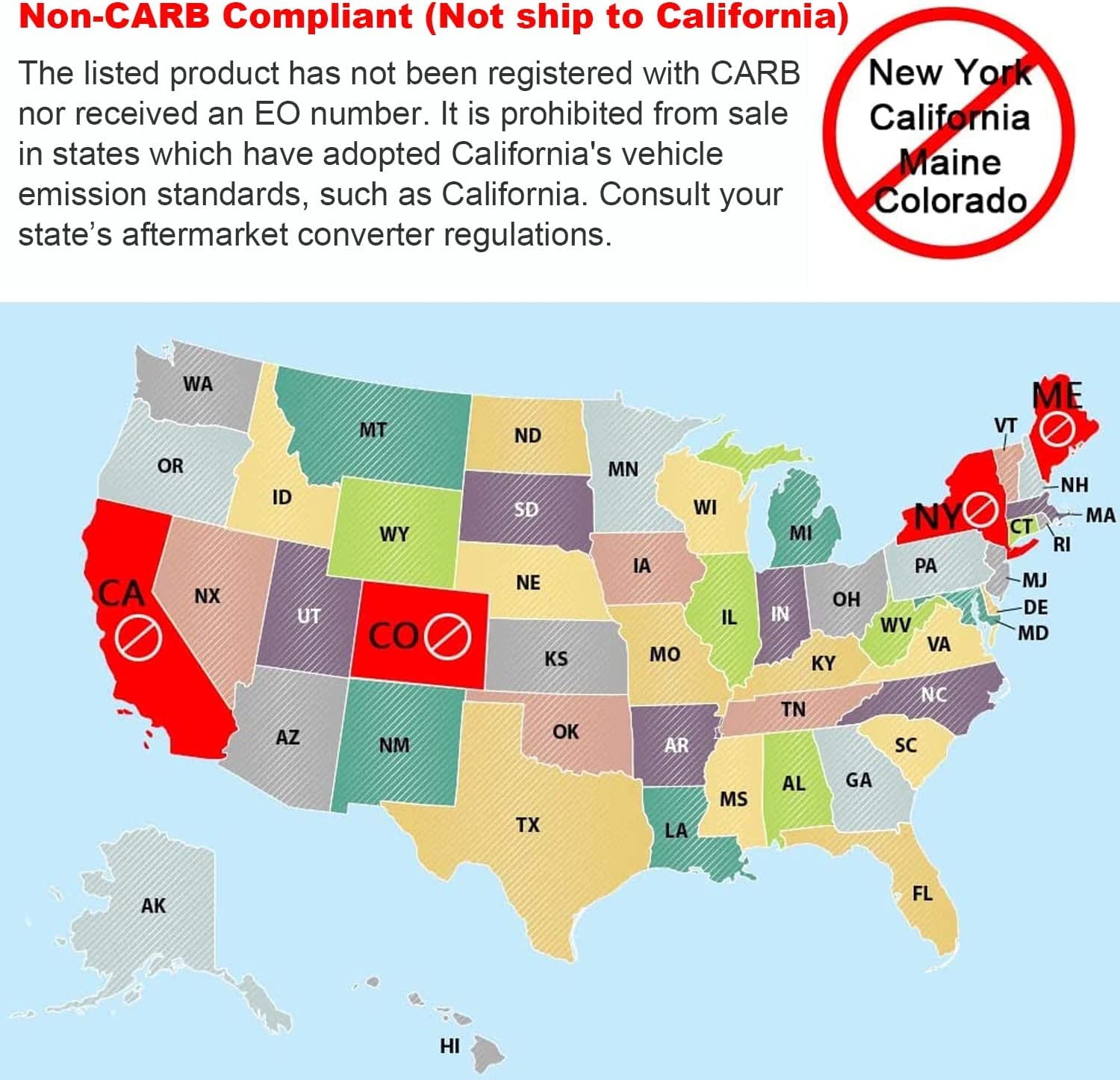 Front Catalytic Converter 674-966 Fit for 2006-2008 Toyota RAV4 2.4L, 2008-2015 Scion xB 2.4L (Non-CARB Compliant)
