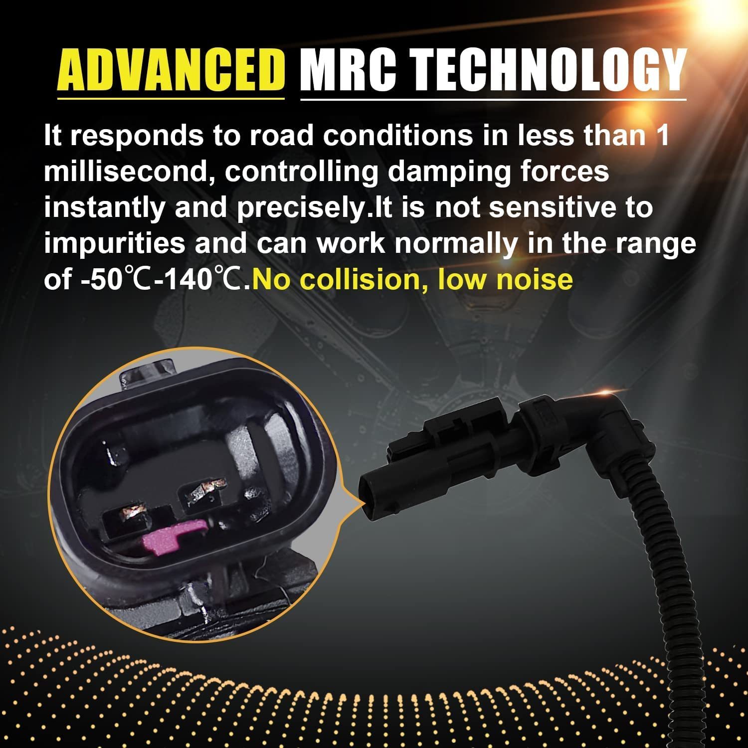 4pcs 2013-2019 Cadillac XTS Front and Rear Magnetic Shock Absorber Kit with electric 580-1096 84326293 LUFT MEISTER